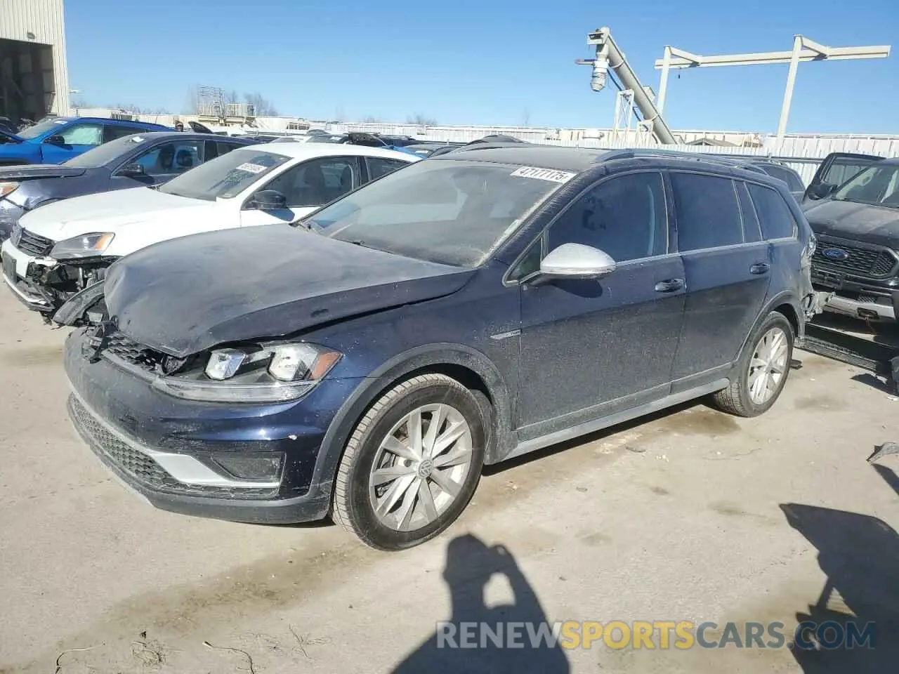 1 Фотография поврежденного автомобиля 3VWH17AU6KM514233 VOLKSWAGEN GOLF 2019