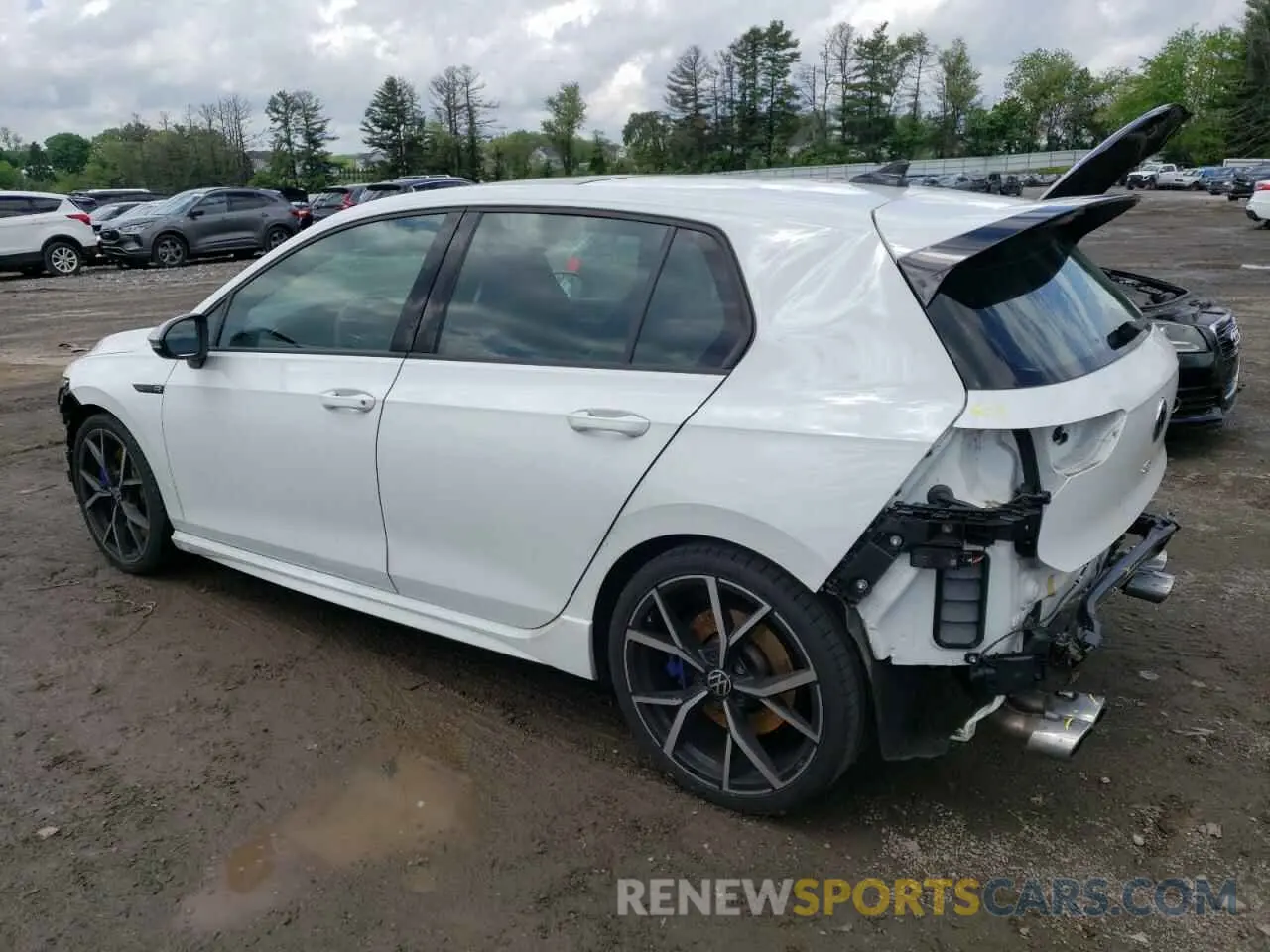 2 Photograph of a damaged car WVWEB7CD2NW194817 VOLKSWAGEN GOLF 2022