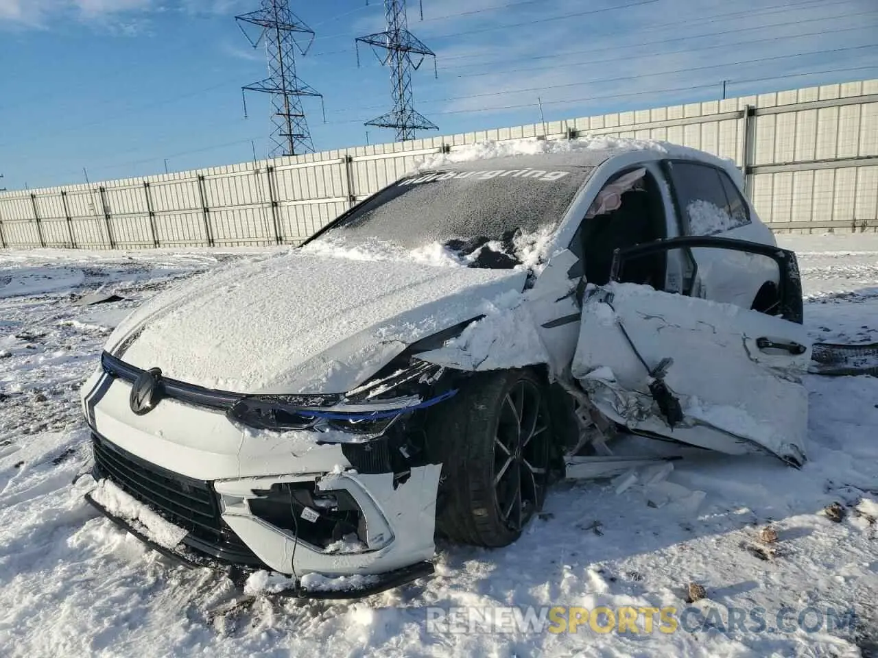1 Photograph of a damaged car WVWEB7CD9PW147996 VOLKSWAGEN GOLF 2023