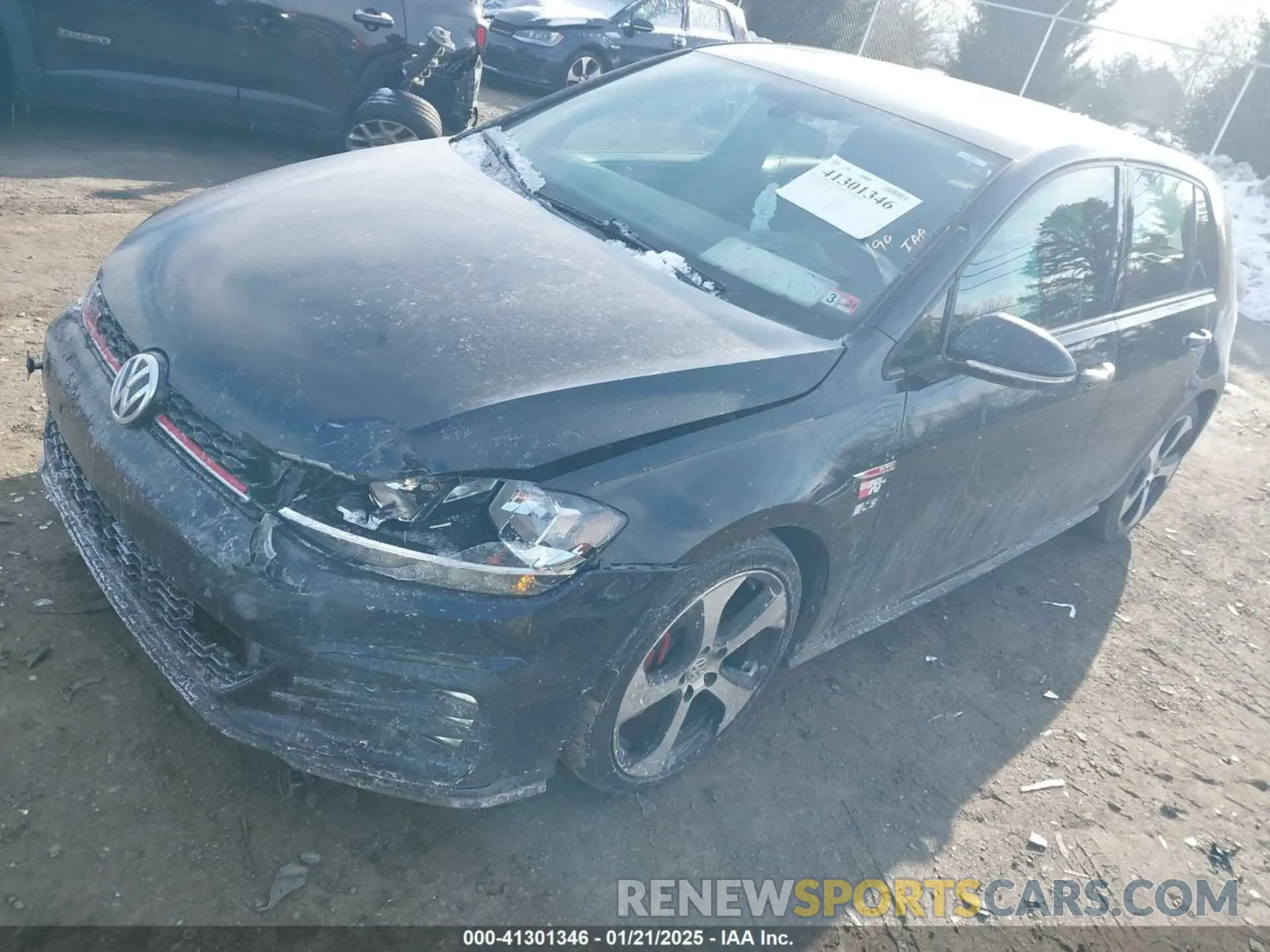 2 Photograph of a damaged car 3VW6T7AU0KM001318 VOLKSWAGEN GOLF GTI 2019