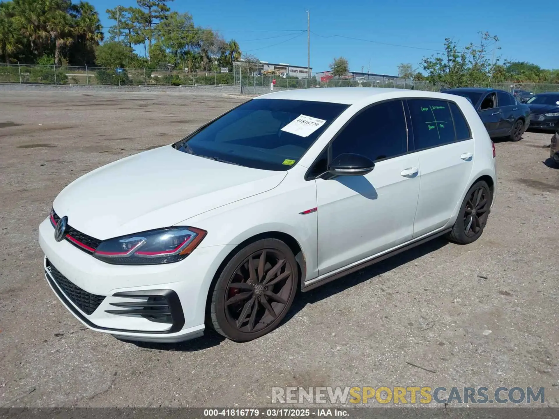 2 Photograph of a damaged car 3VW6T7AU2KM016435 VOLKSWAGEN GOLF GTI 2019