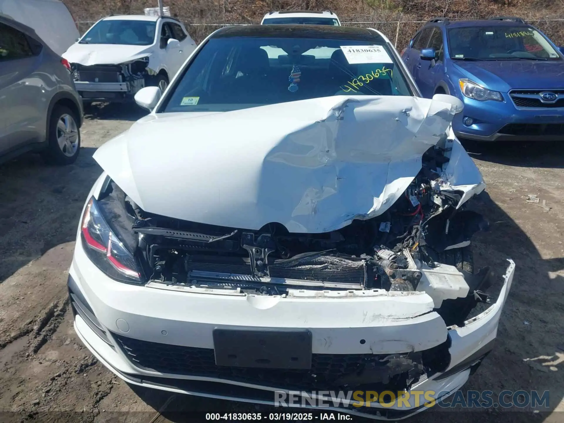 12 Photograph of a damaged car 3VW6T7AU3KM001751 VOLKSWAGEN GOLF GTI 2019