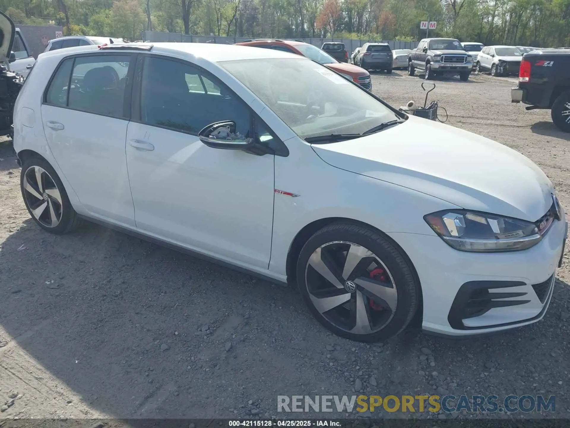 1 Photograph of a damaged car 3VW6T7AU5LM001042 VOLKSWAGEN GOLF GTI 2020