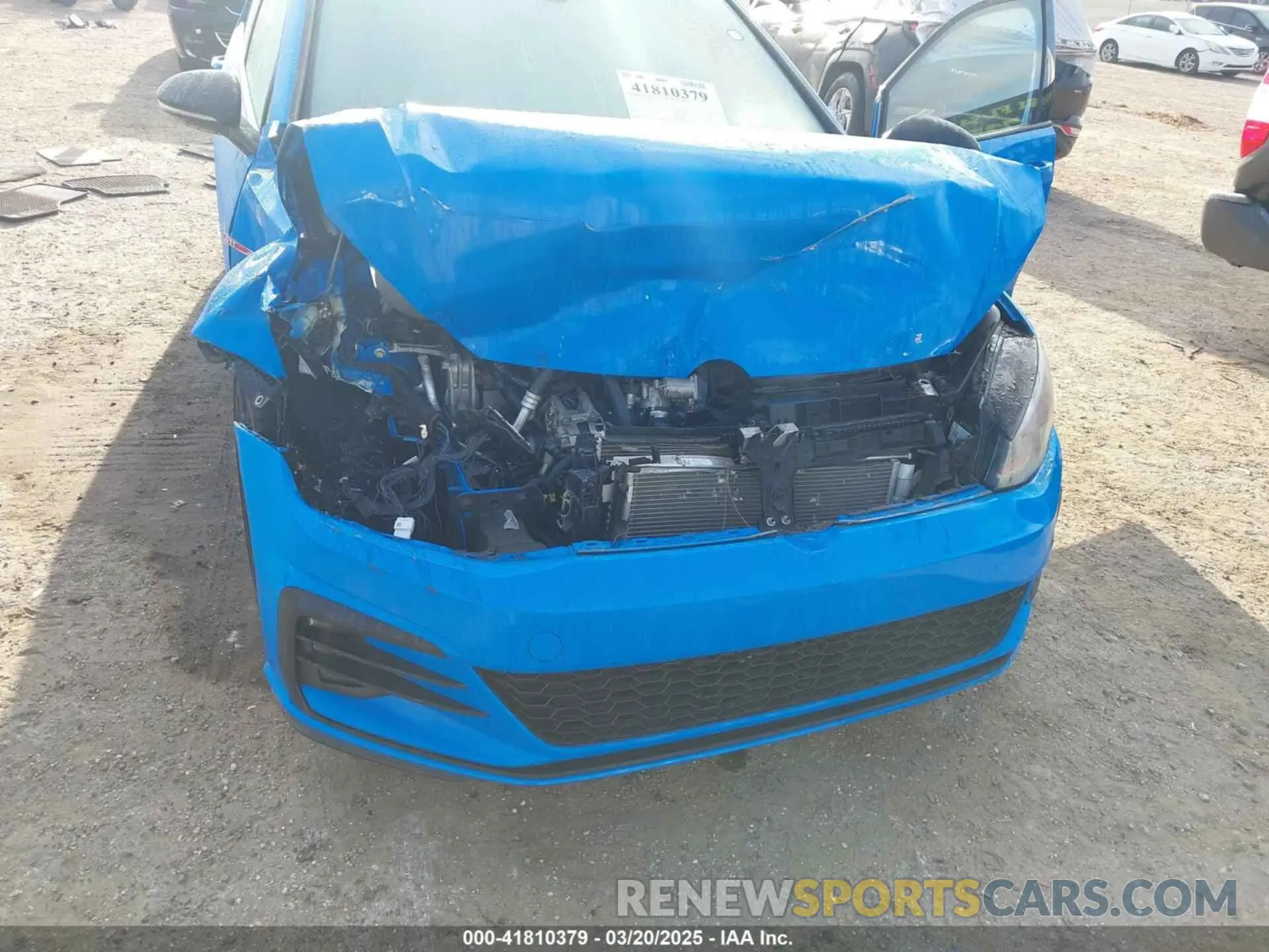 6 Photograph of a damaged car 3VW6T7AU6MM007269 VOLKSWAGEN GOLF GTI 2021