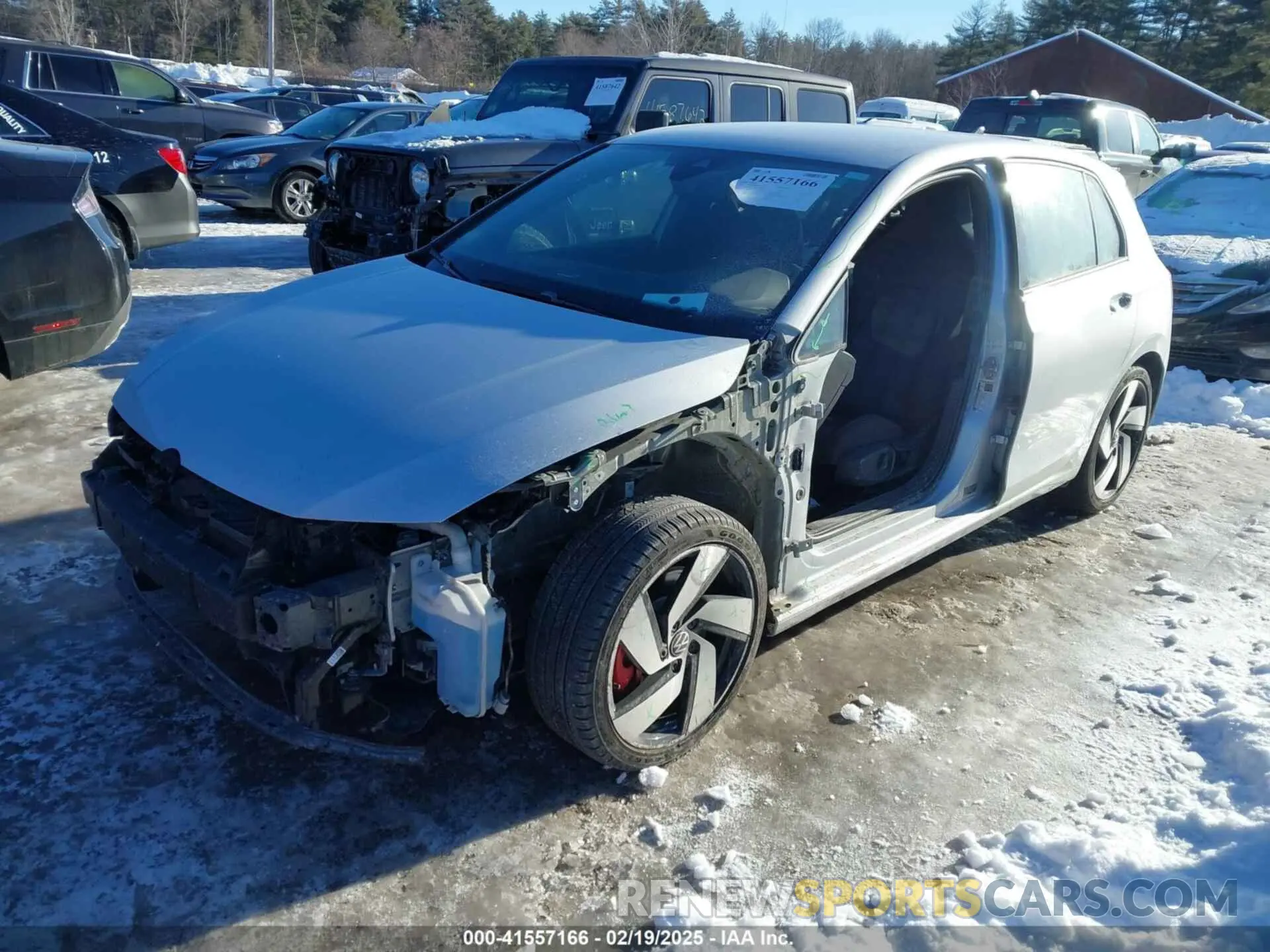 2 Photograph of a damaged car WVWG87CD7NW160458 VOLKSWAGEN GOLF GTI 2022