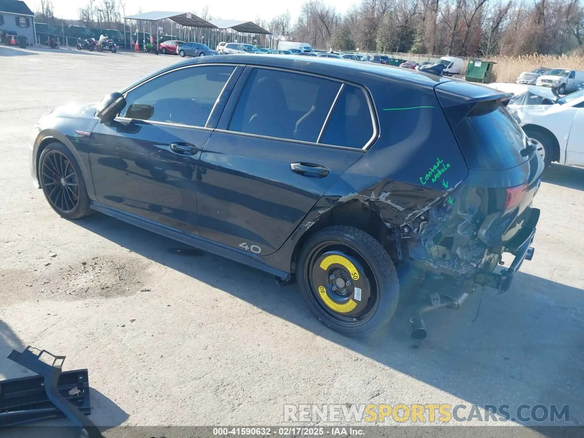 3 Photograph of a damaged car WVW8A7CD7PW207273 VOLKSWAGEN GOLF GTI 2023