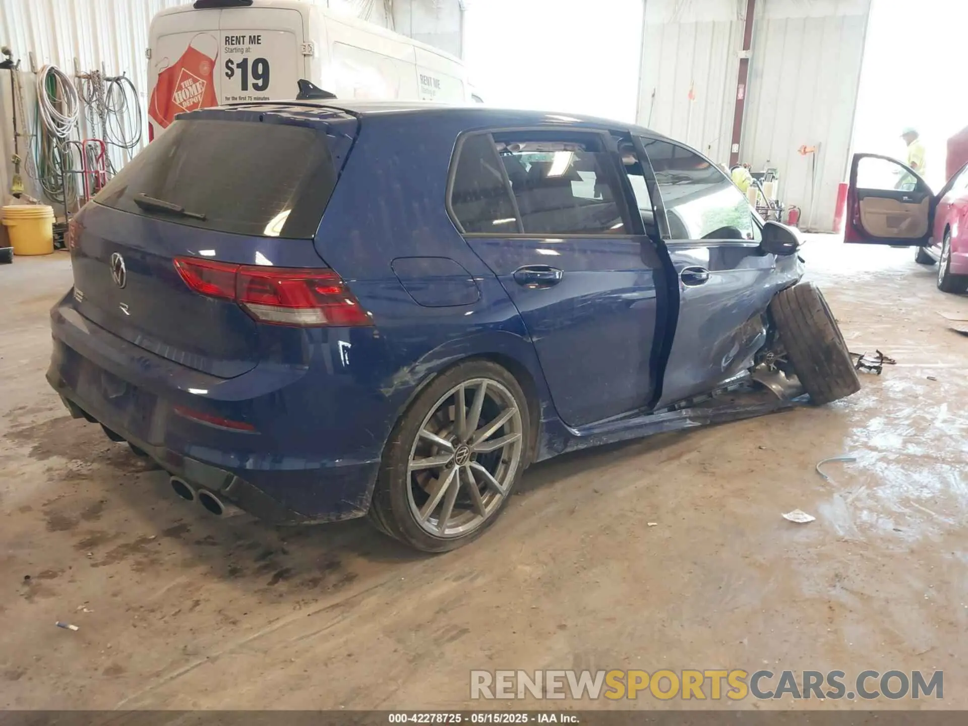 4 Photograph of a damaged car WVWEB7CD2RW225649 VOLKSWAGEN GOLF R 2024