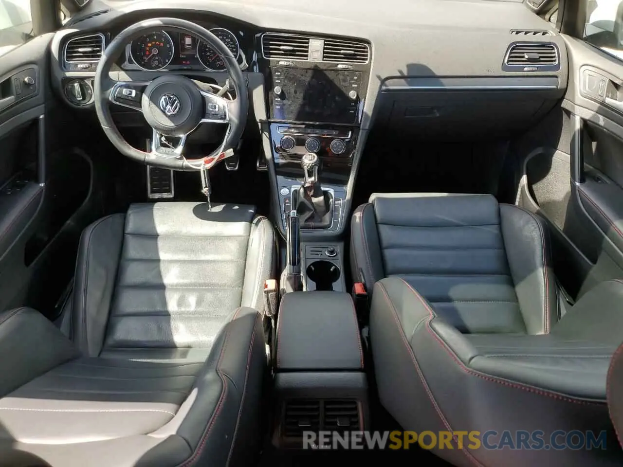 8 Photograph of a damaged car 3VW5T7AU3KM010896 VOLKSWAGEN GTI 2019