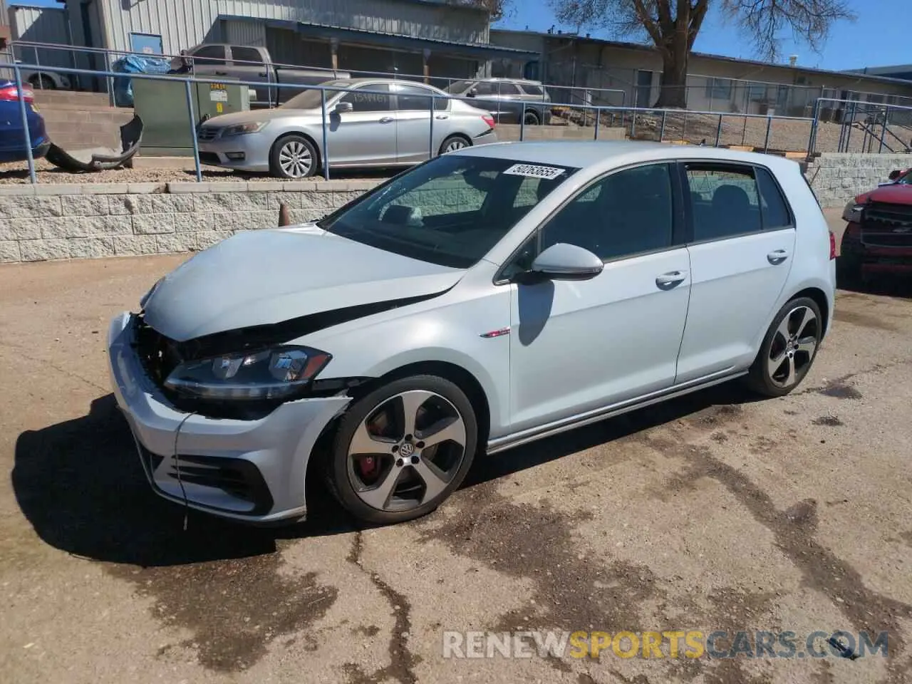 1 Photograph of a damaged car 3VW6T7AU8KM015905 VOLKSWAGEN GTI 2019