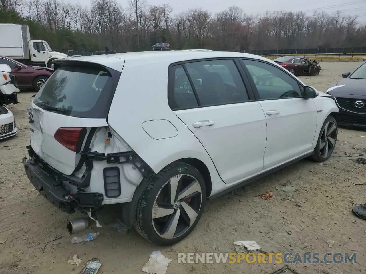 3 Photograph of a damaged car 3VW5T7AU9LM012685 VOLKSWAGEN GTI 2020