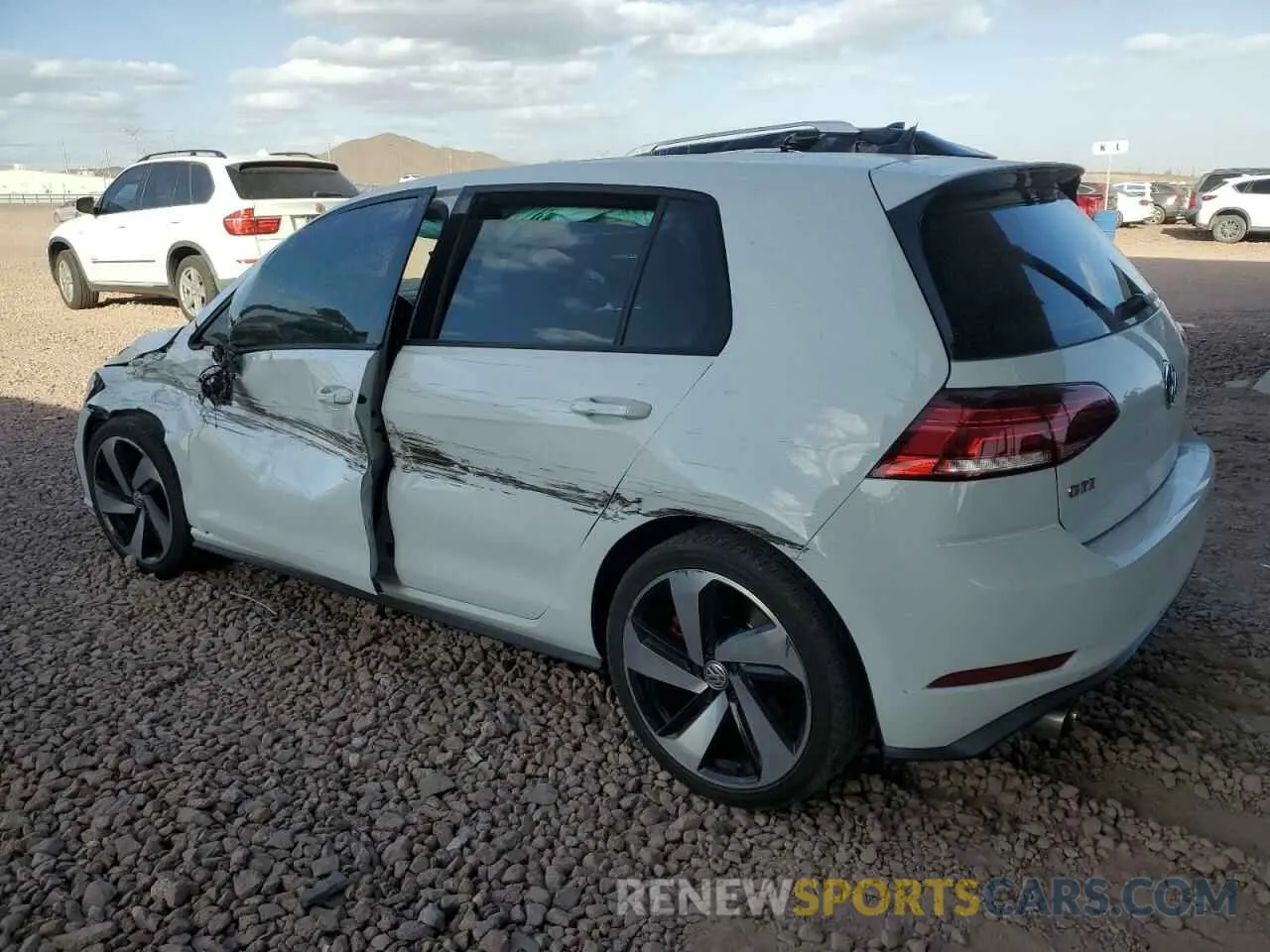 2 Photograph of a damaged car 3VW6T7AU0LM005855 VOLKSWAGEN GTI 2020