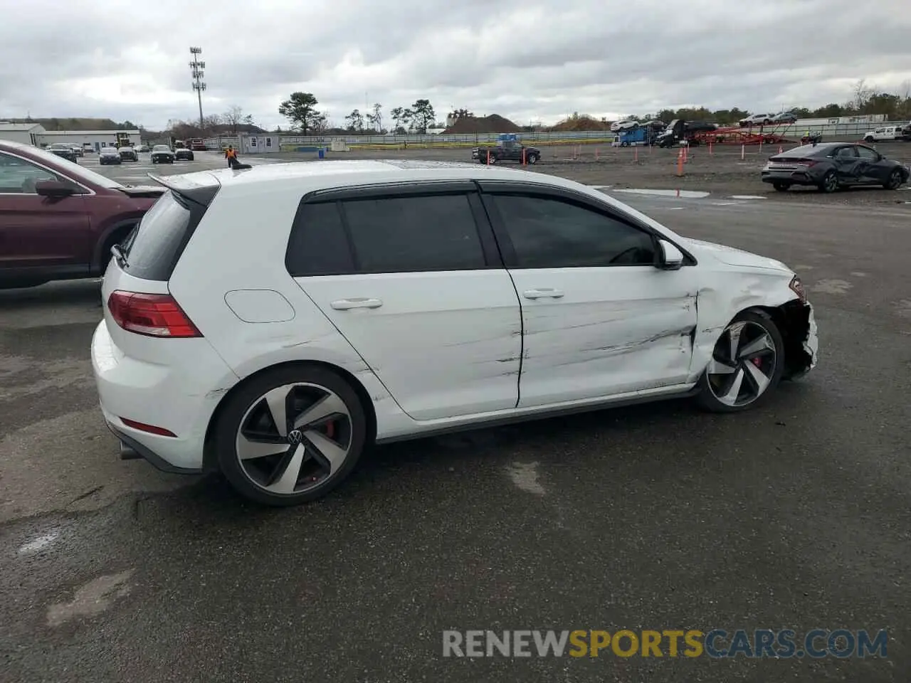 3 Фотография поврежденного автомобиля 3VW6T7AU3LM008748 VOLKSWAGEN GTI 2020