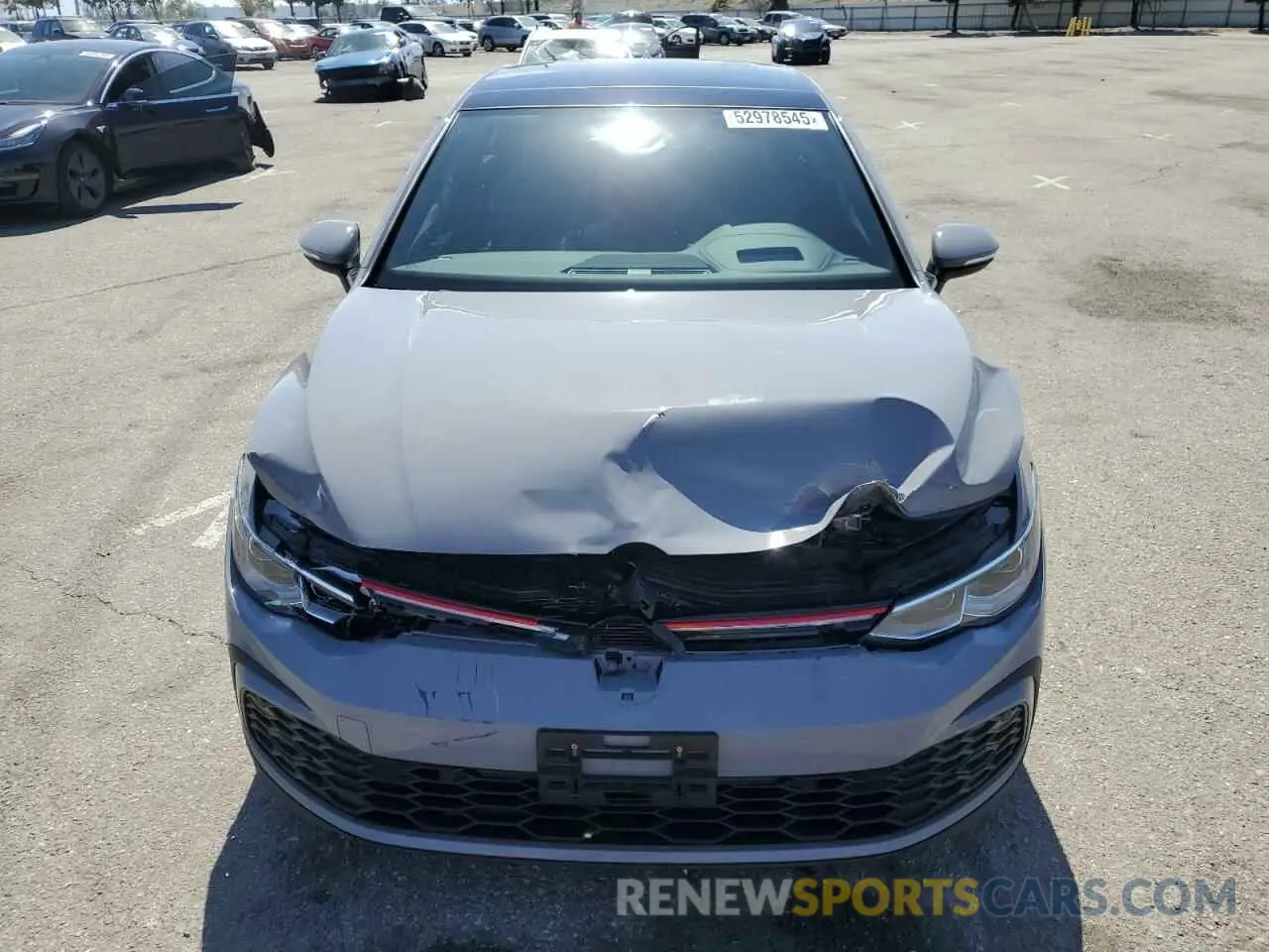 5 Photograph of a damaged car WVW587CD9NW205987 VOLKSWAGEN GTI 2022