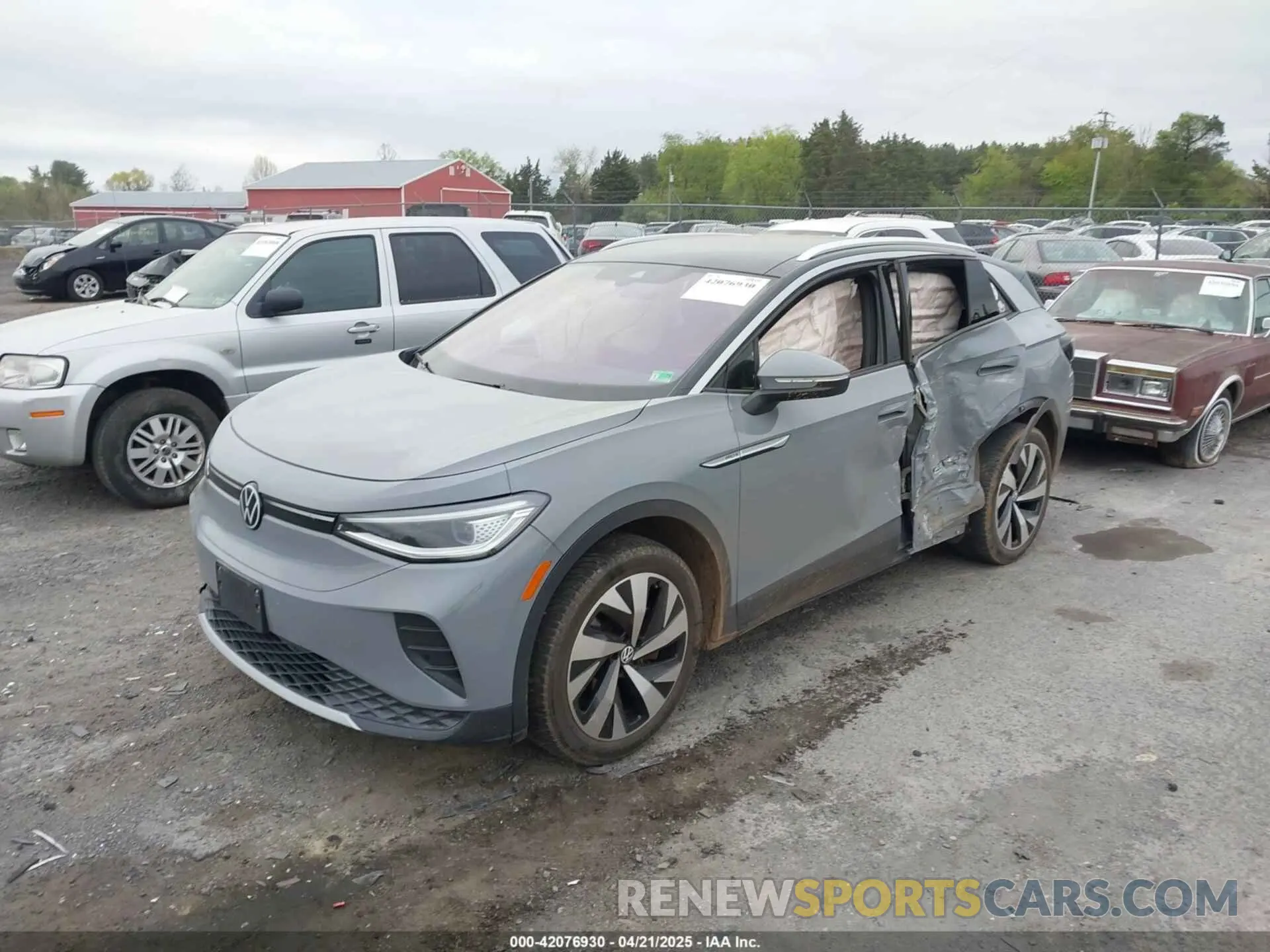 2 Photograph of a damaged car WVGUNPE2XMP059507 VOLKSWAGEN ID.4 2021