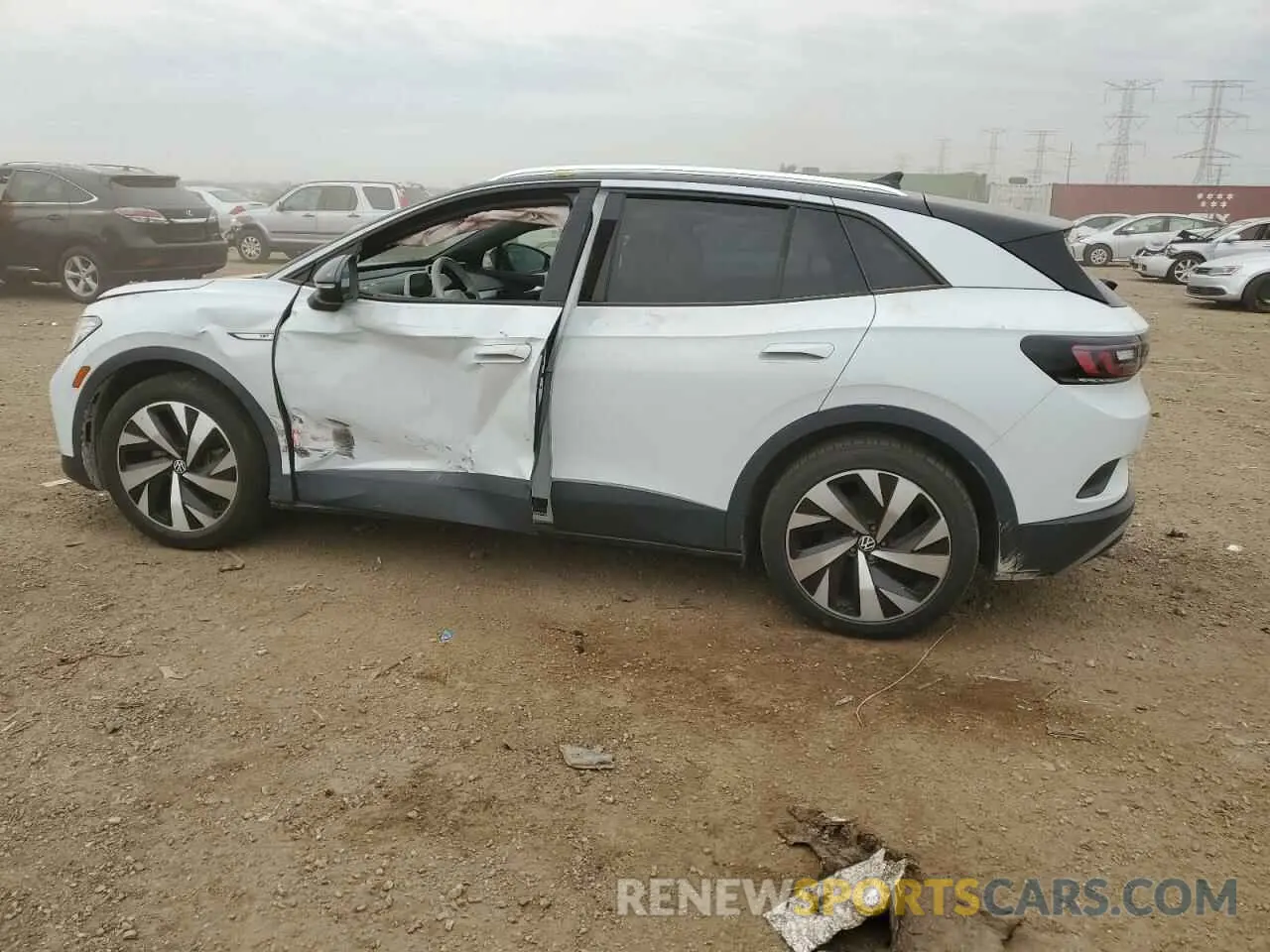 2 Photograph of a damaged car WVGDMPE2XMP009046 VOLKSWAGEN ID.4 FIRST 2021