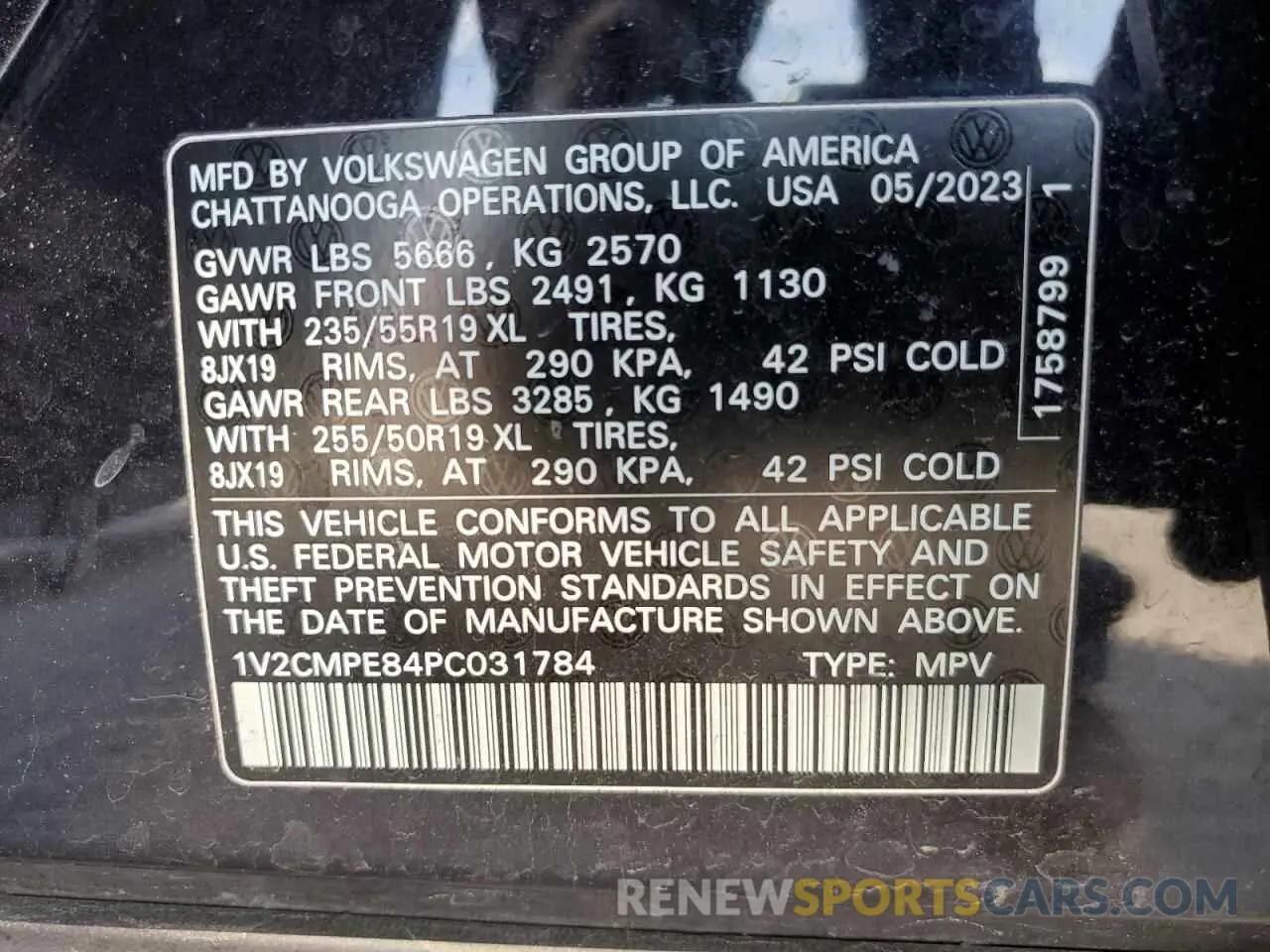 16 Фотография поврежденного автомобиля 1V2CMPE84PC031784 VOLKSWAGEN ID.4 PRO 2023