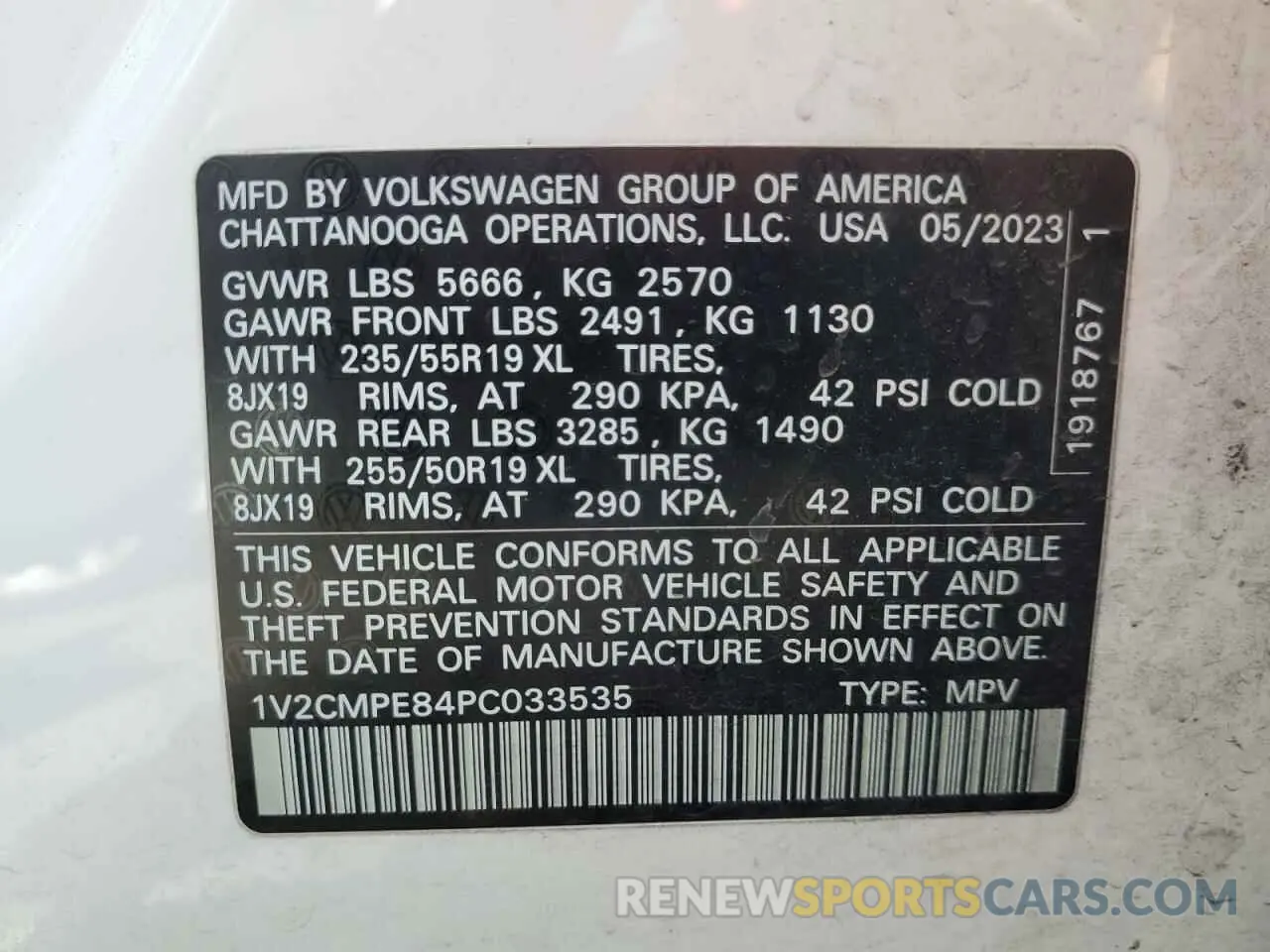 13 Photograph of a damaged car 1V2CMPE84PC033535 VOLKSWAGEN ID.4 PRO 2023