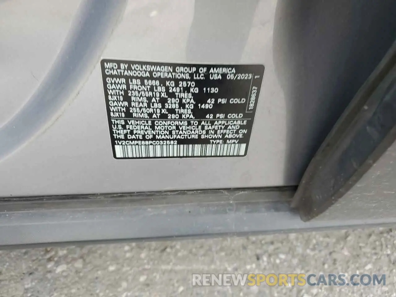 15 Фотография поврежденного автомобиля 1V2CMPE88PC032582 VOLKSWAGEN ID.4 PRO 2023