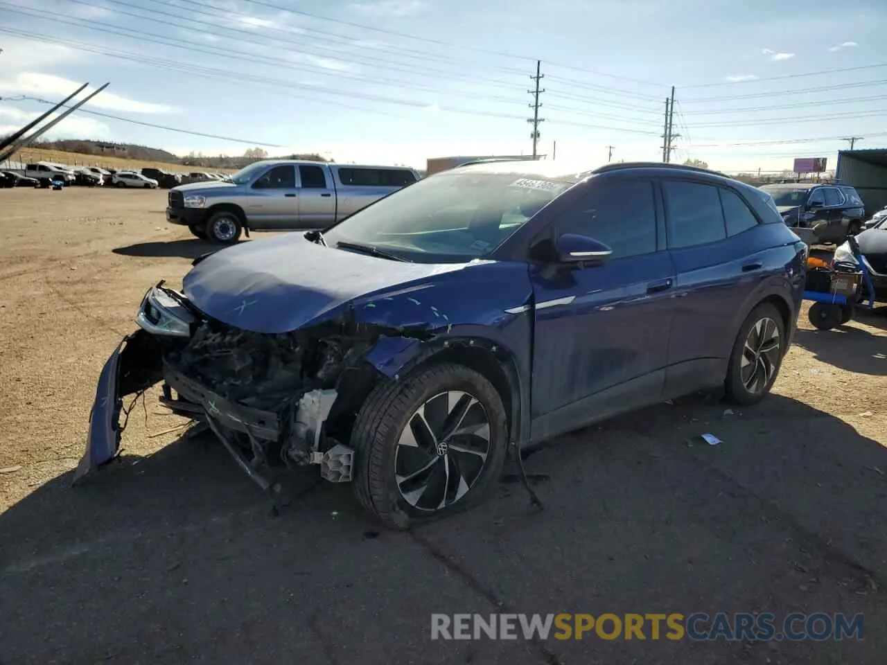 1 Photograph of a damaged car WVGTMPE20MP031536 VOLKSWAGEN ID.4 PRO S 2021