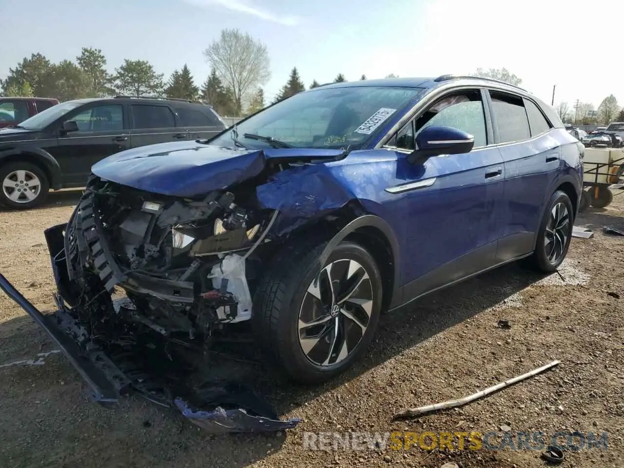 1 Photograph of a damaged car WVGTMPE25MP028583 VOLKSWAGEN ID.4 PRO S 2021