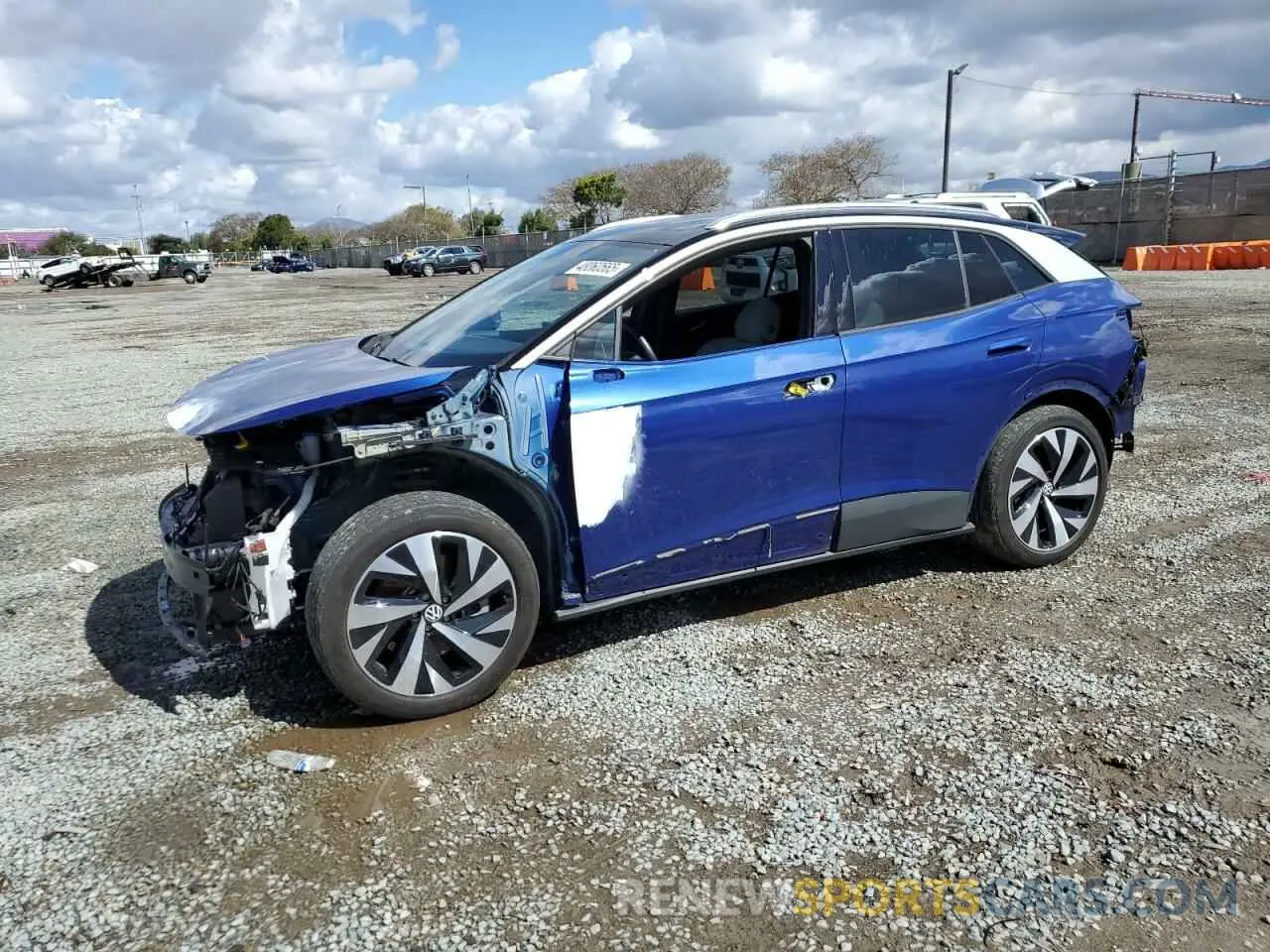1 Photograph of a damaged car WVGKMPE28NP065950 VOLKSWAGEN ID.4 PRO S 2022