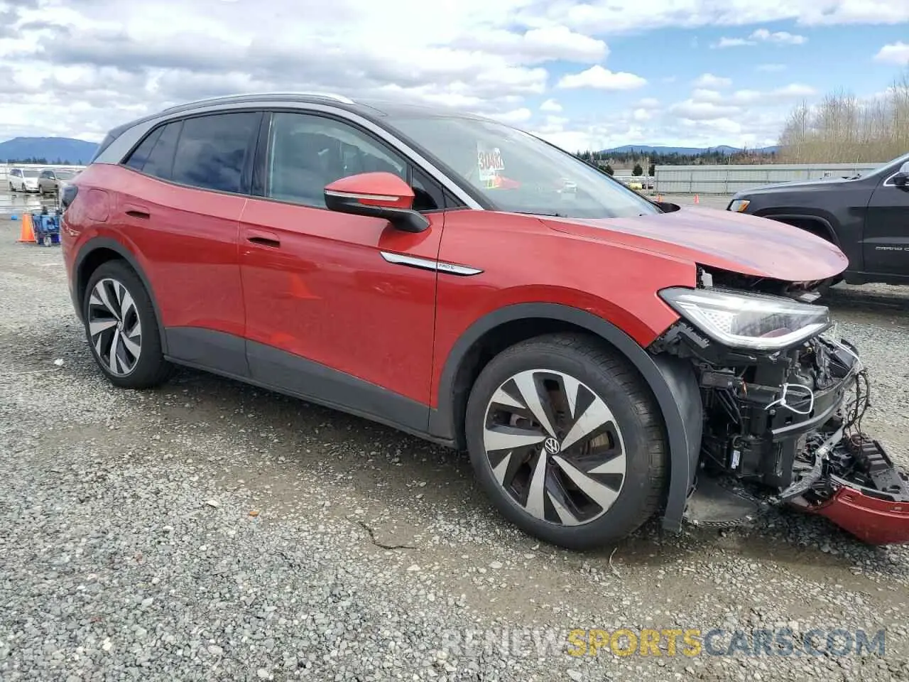 4 Photograph of a damaged car WVGKMPE28NP073269 VOLKSWAGEN ID.4 PRO S 2022