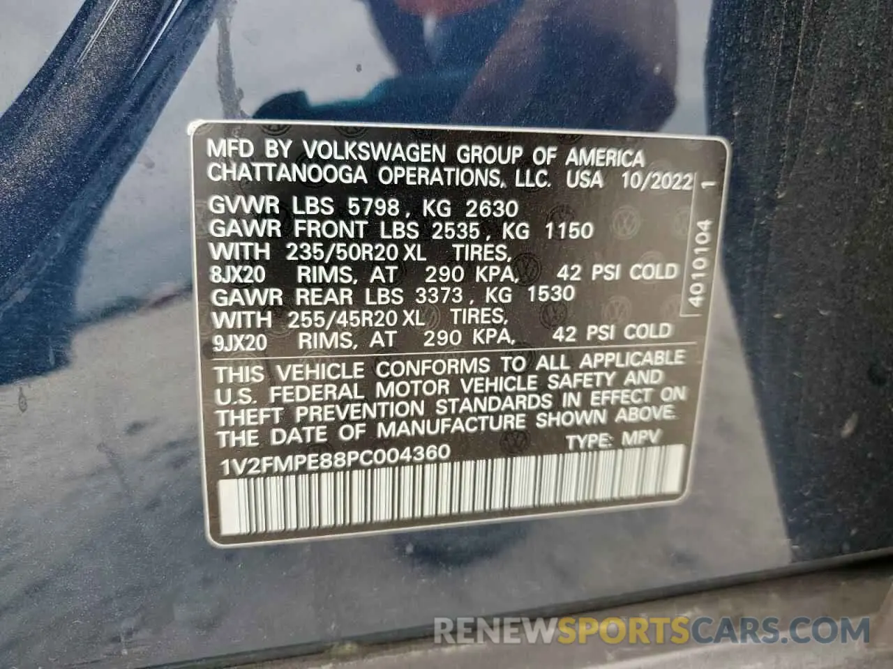 15 Фотография поврежденного автомобиля 1V2FMPE88PC004360 VOLKSWAGEN ID.4 PRO S 2023