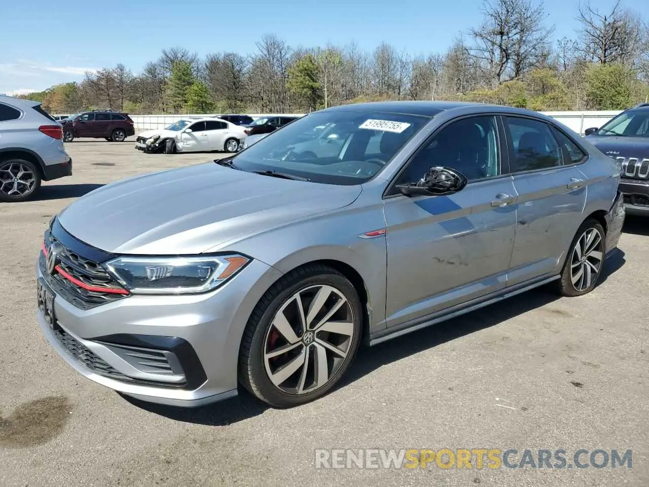 1 Photograph of a damaged car 3VW6T7BU3KM187113 VOLKSWAGEN JETTA 2019