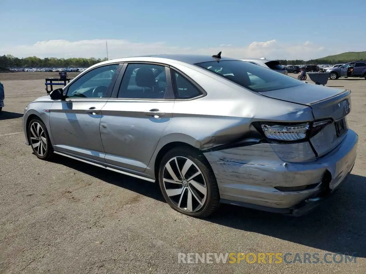 2 Photograph of a damaged car 3VW6T7BU3KM187113 VOLKSWAGEN JETTA 2019