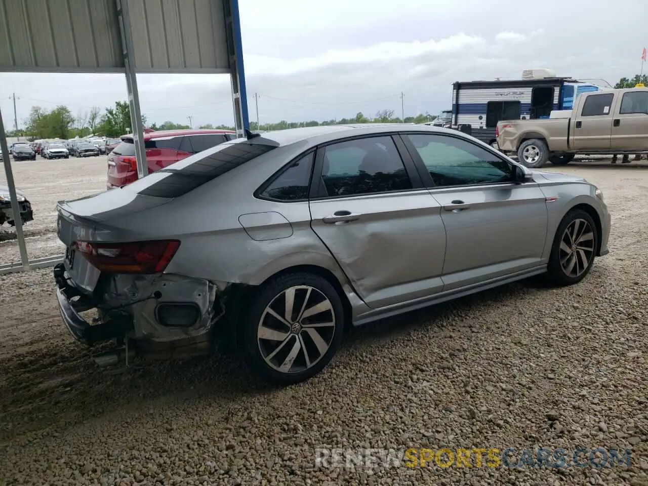 3 Photograph of a damaged car 3VW6T7BU4KM222404 VOLKSWAGEN JETTA 2019