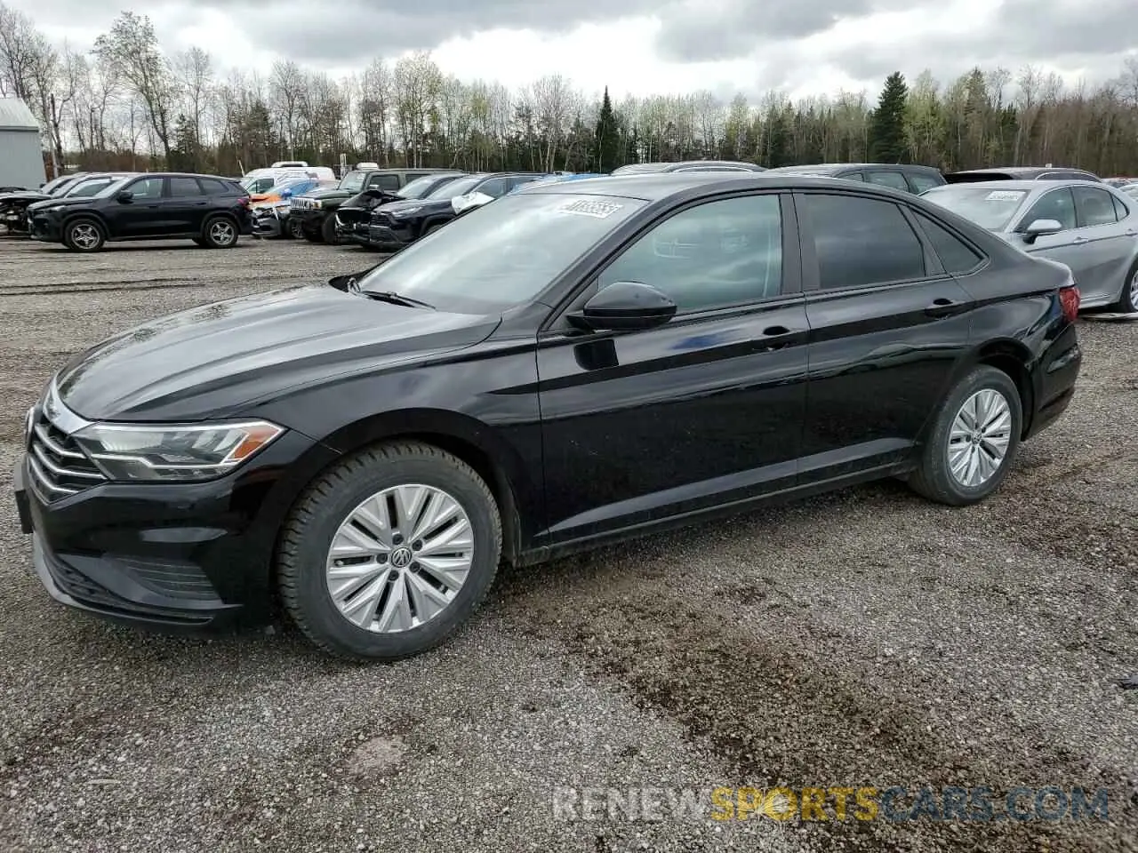 1 Photograph of a damaged car 3VWC57BU0KM042737 VOLKSWAGEN JETTA 2019