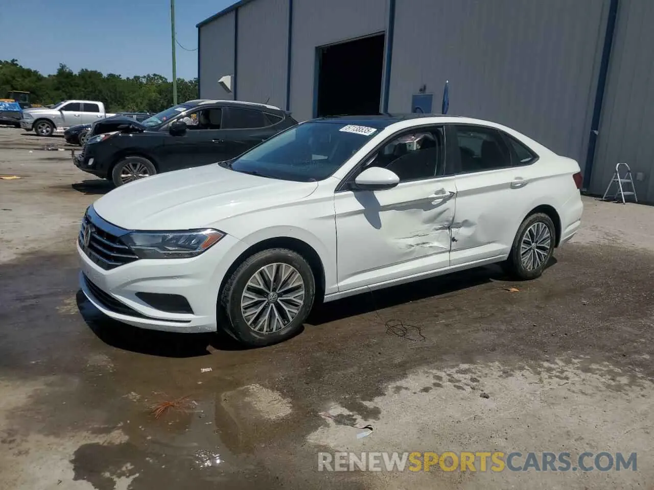 1 Photograph of a damaged car 3VWC57BU0KM148198 VOLKSWAGEN JETTA 2019