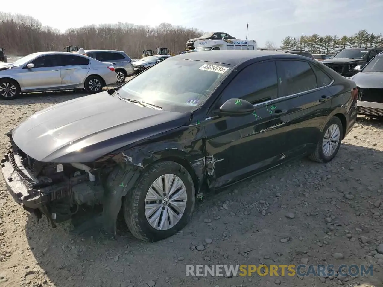 1 Photograph of a damaged car 3VWC57BU0KM179029 VOLKSWAGEN JETTA 2019