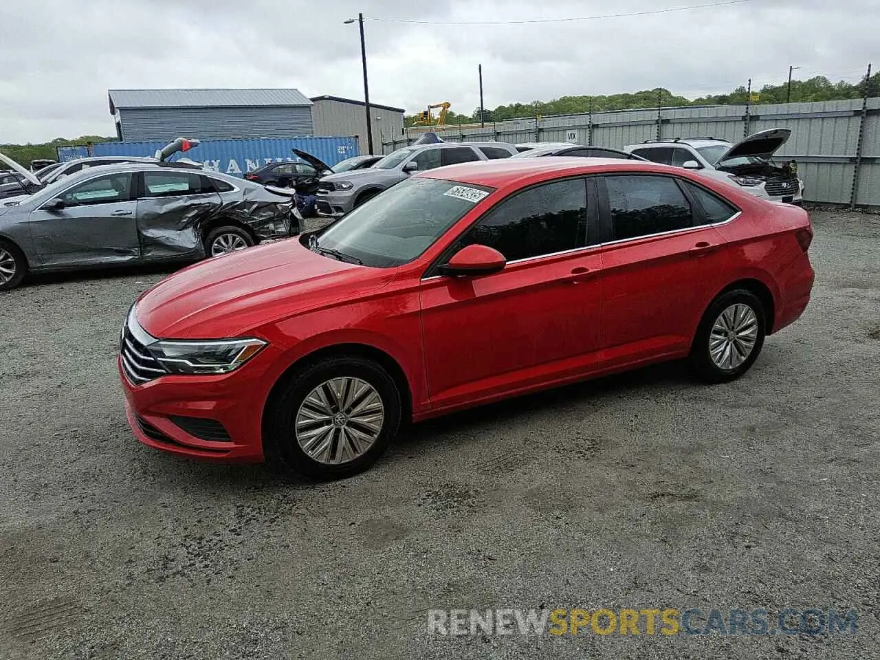 1 Фотография поврежденного автомобиля 3VWC57BU0KM208092 VOLKSWAGEN JETTA 2019