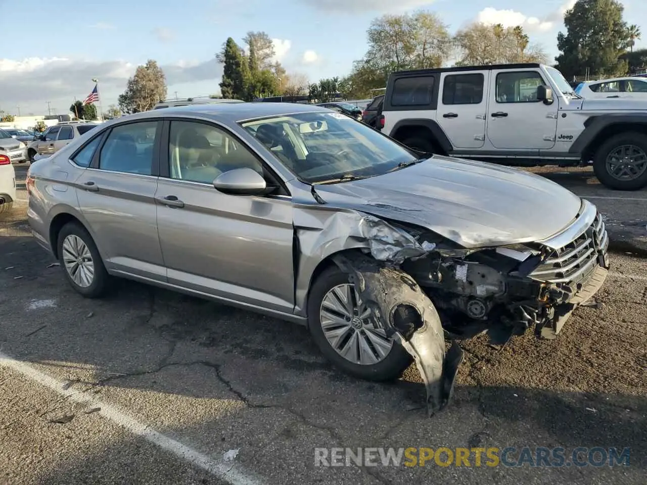 4 Фотография поврежденного автомобиля 3VWC57BU0KM221439 VOLKSWAGEN JETTA 2019