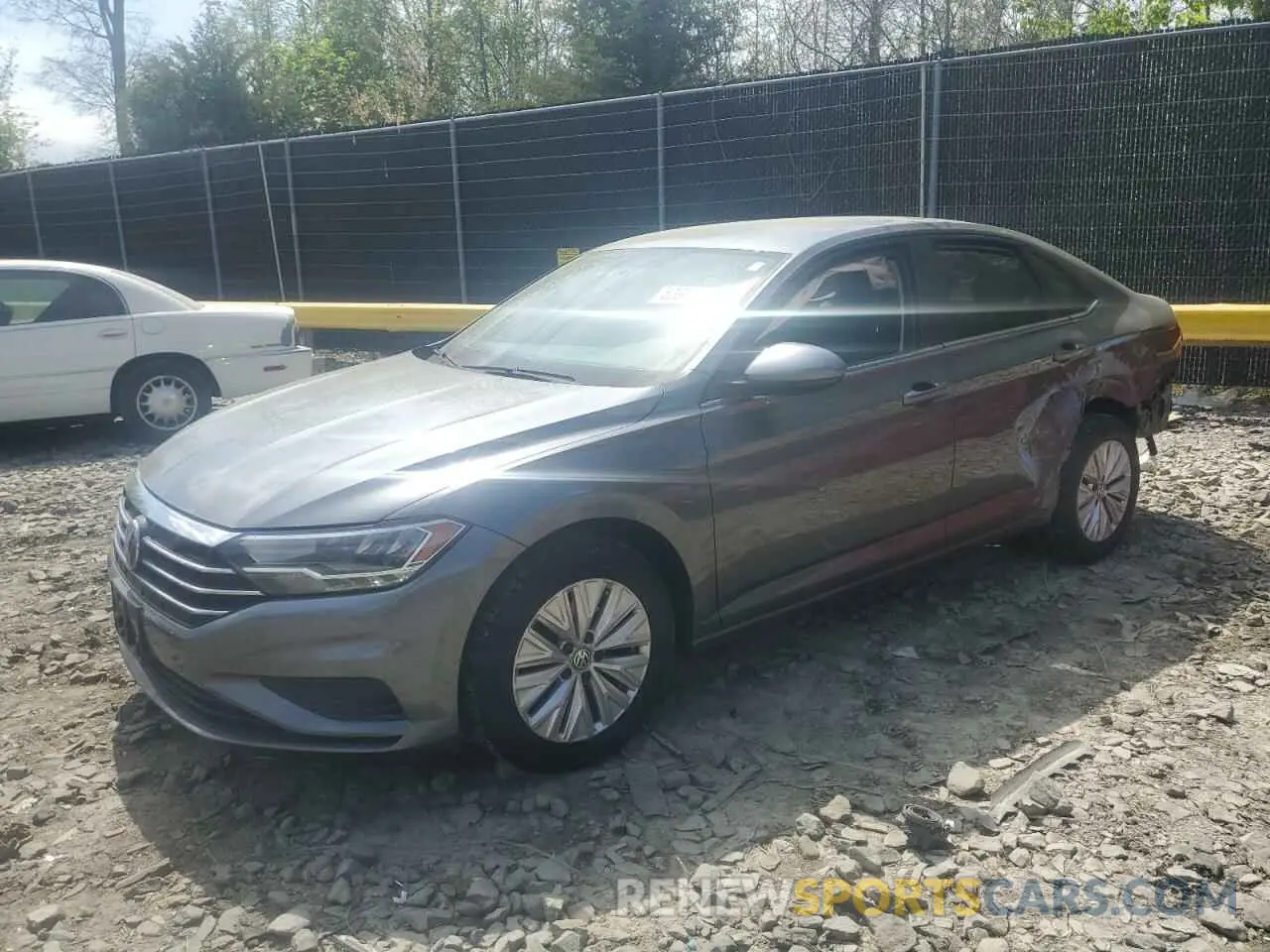1 Photograph of a damaged car 3VWC57BU0KM231999 VOLKSWAGEN JETTA 2019