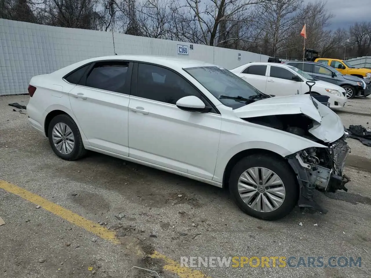 4 Фотография поврежденного автомобиля 3VWC57BU1KM059840 VOLKSWAGEN JETTA 2019