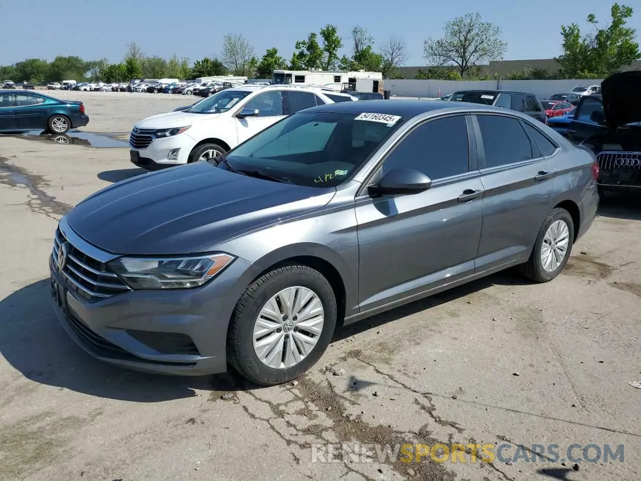 1 Photograph of a damaged car 3VWC57BU1KM060986 VOLKSWAGEN JETTA 2019