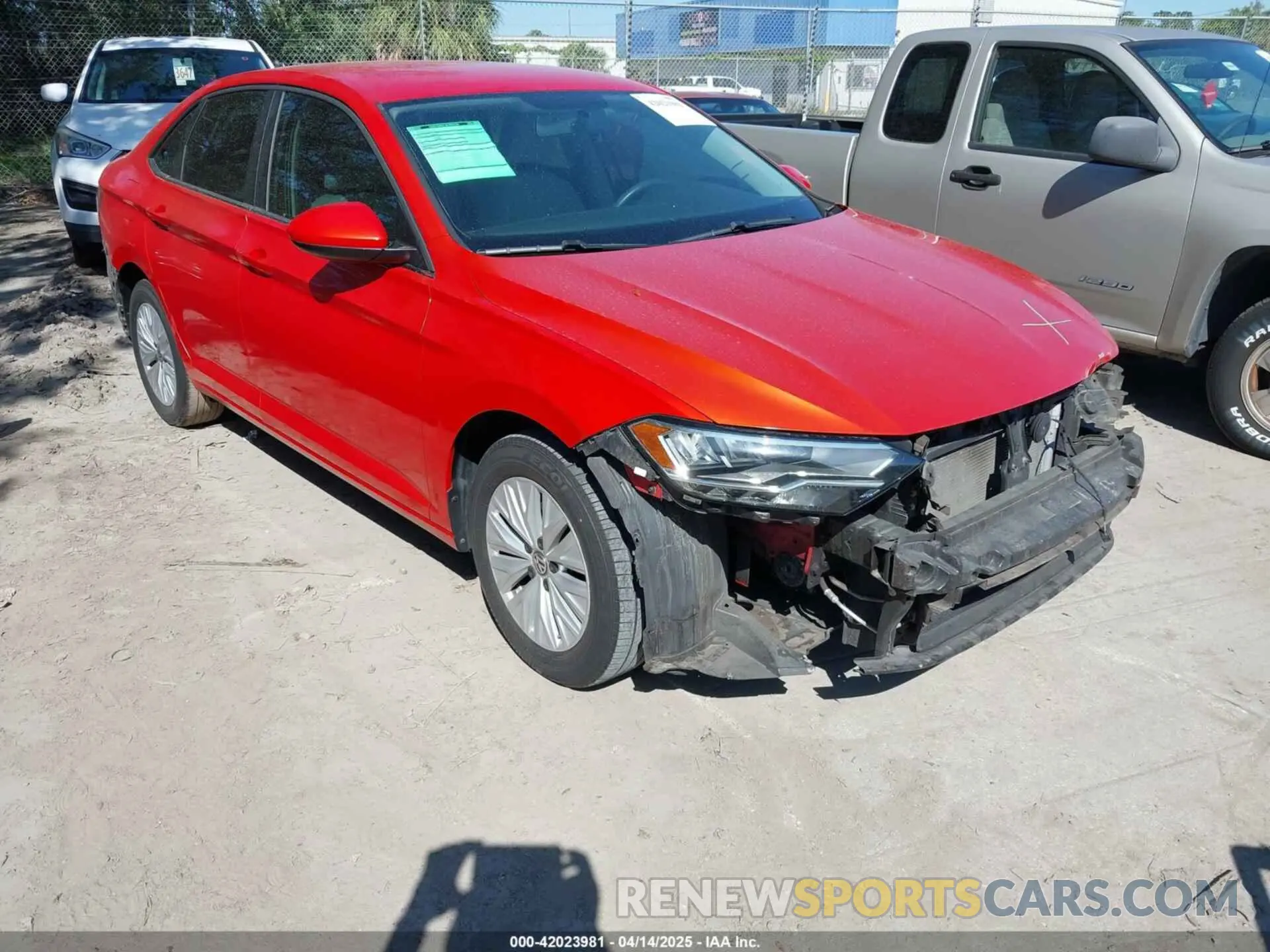1 Photograph of a damaged car 3VWC57BU1KM152437 VOLKSWAGEN JETTA 2019