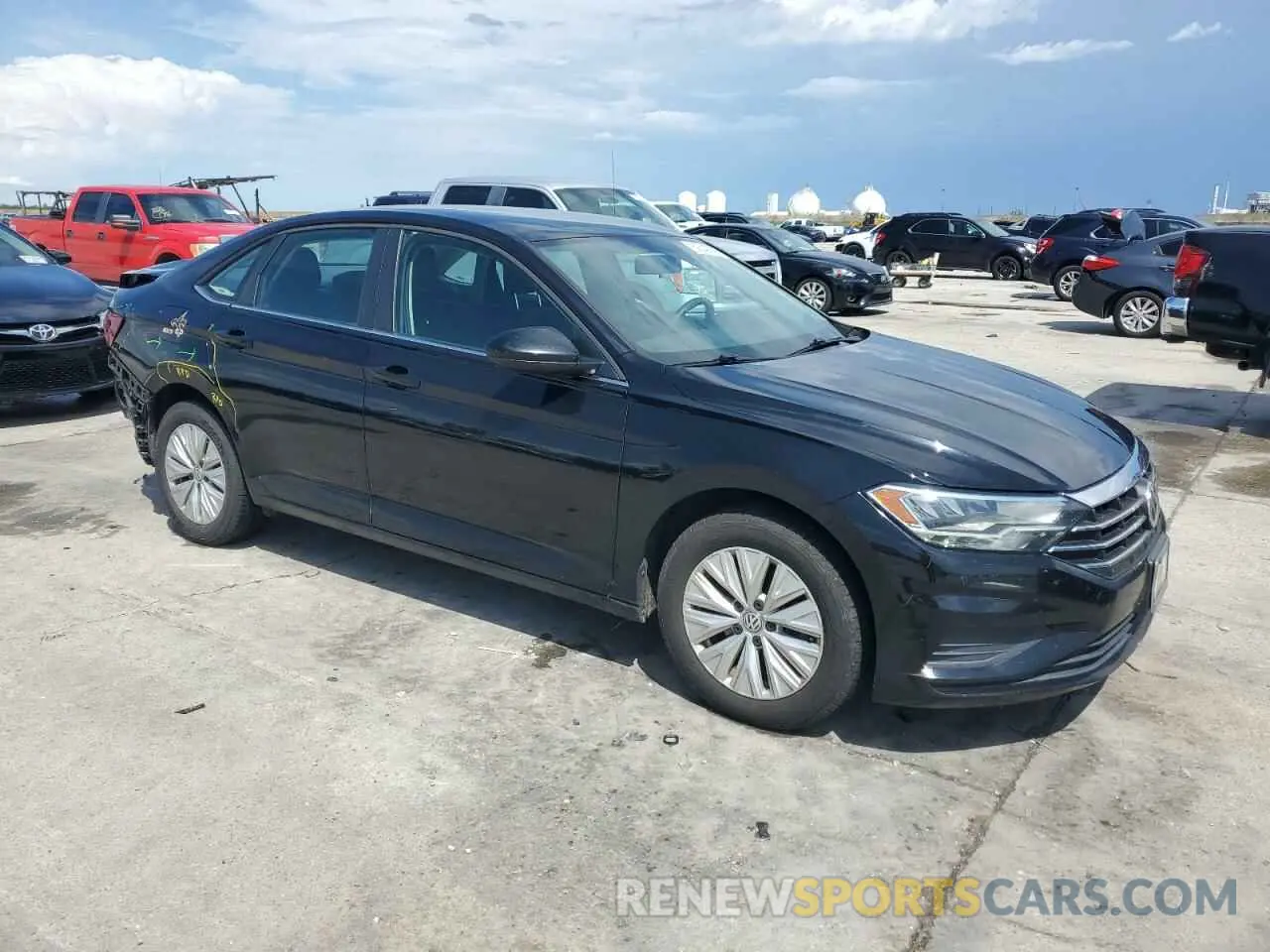4 Фотография поврежденного автомобиля 3VWC57BU2KM088666 VOLKSWAGEN JETTA 2019