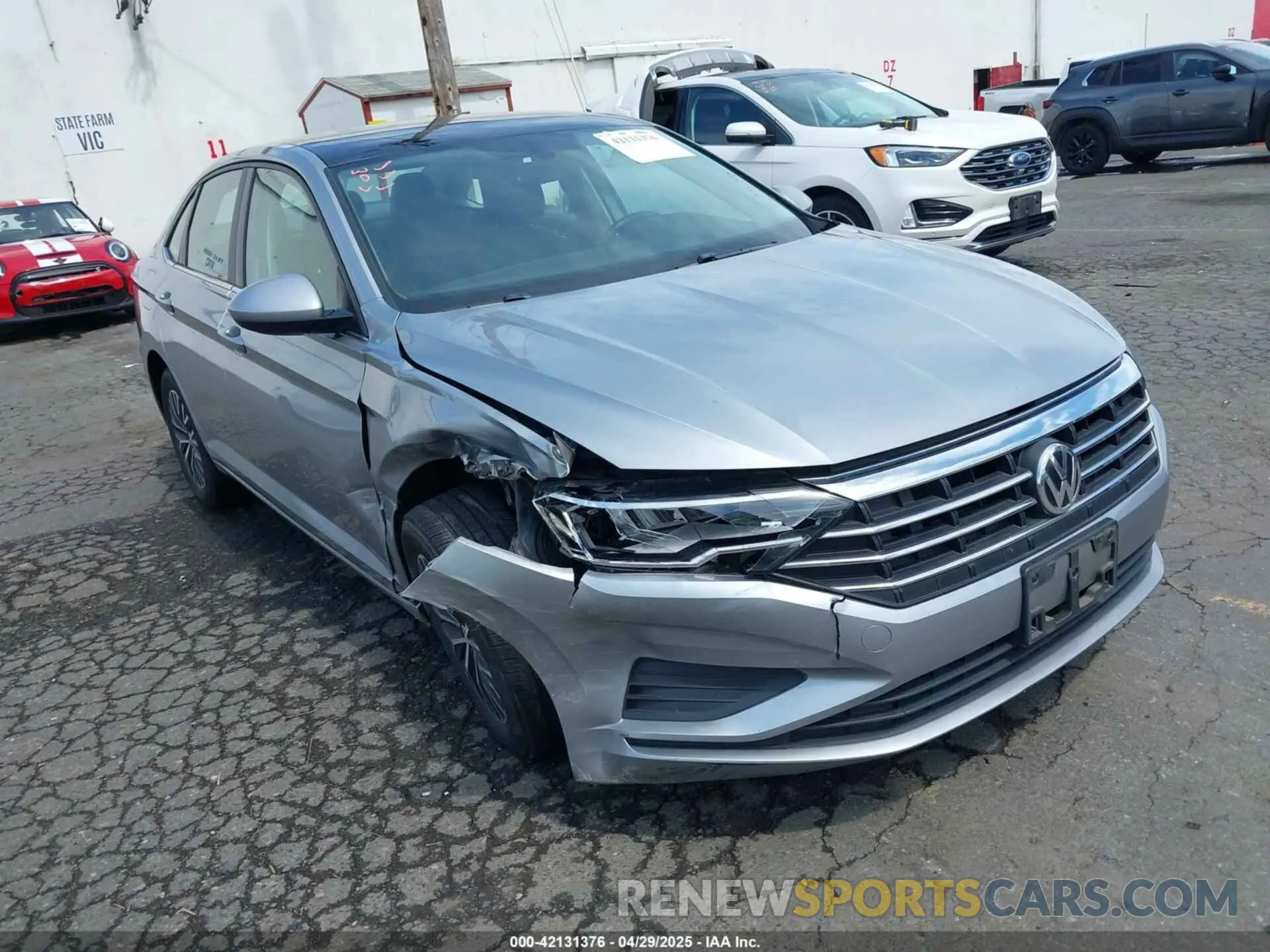 1 Photograph of a damaged car 3VWC57BU2KM215738 VOLKSWAGEN JETTA 2019