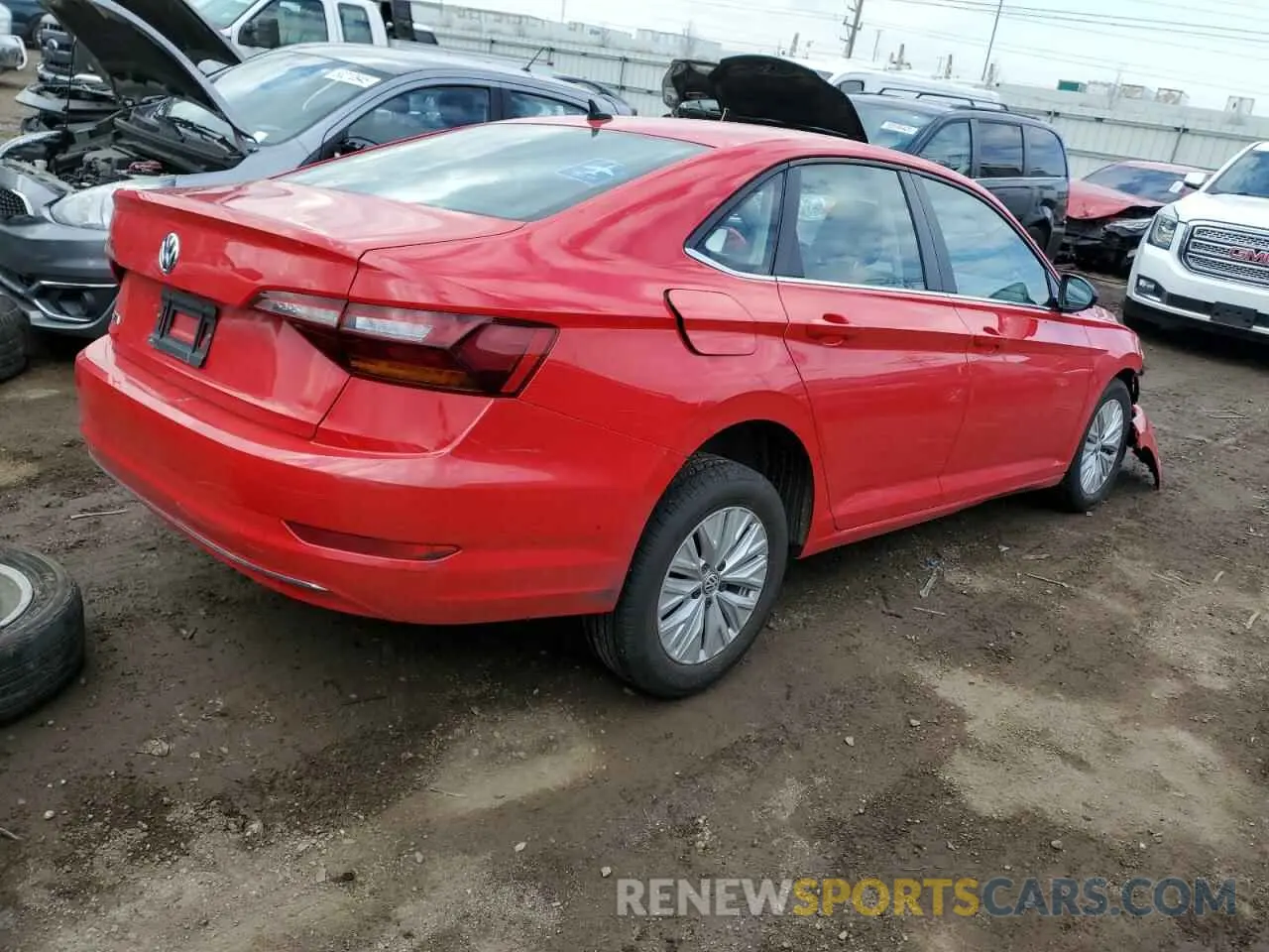 3 Фотография поврежденного автомобиля 3VWC57BU2KM236458 VOLKSWAGEN JETTA 2019