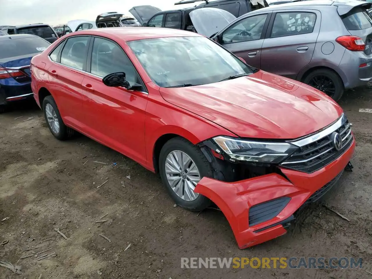 4 Фотография поврежденного автомобиля 3VWC57BU2KM236458 VOLKSWAGEN JETTA 2019
