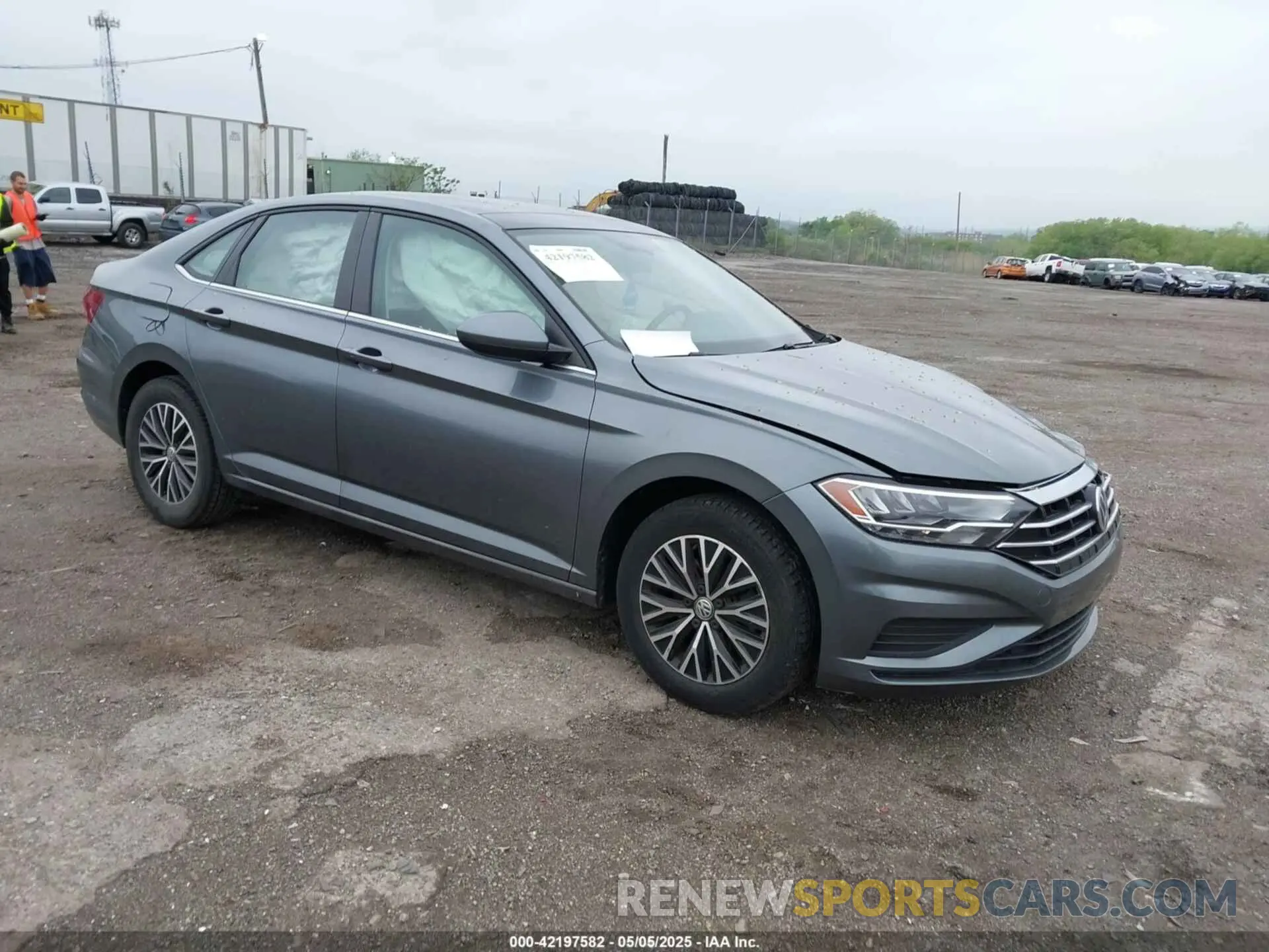 1 Photograph of a damaged car 3VWC57BU2KM253129 VOLKSWAGEN JETTA 2019