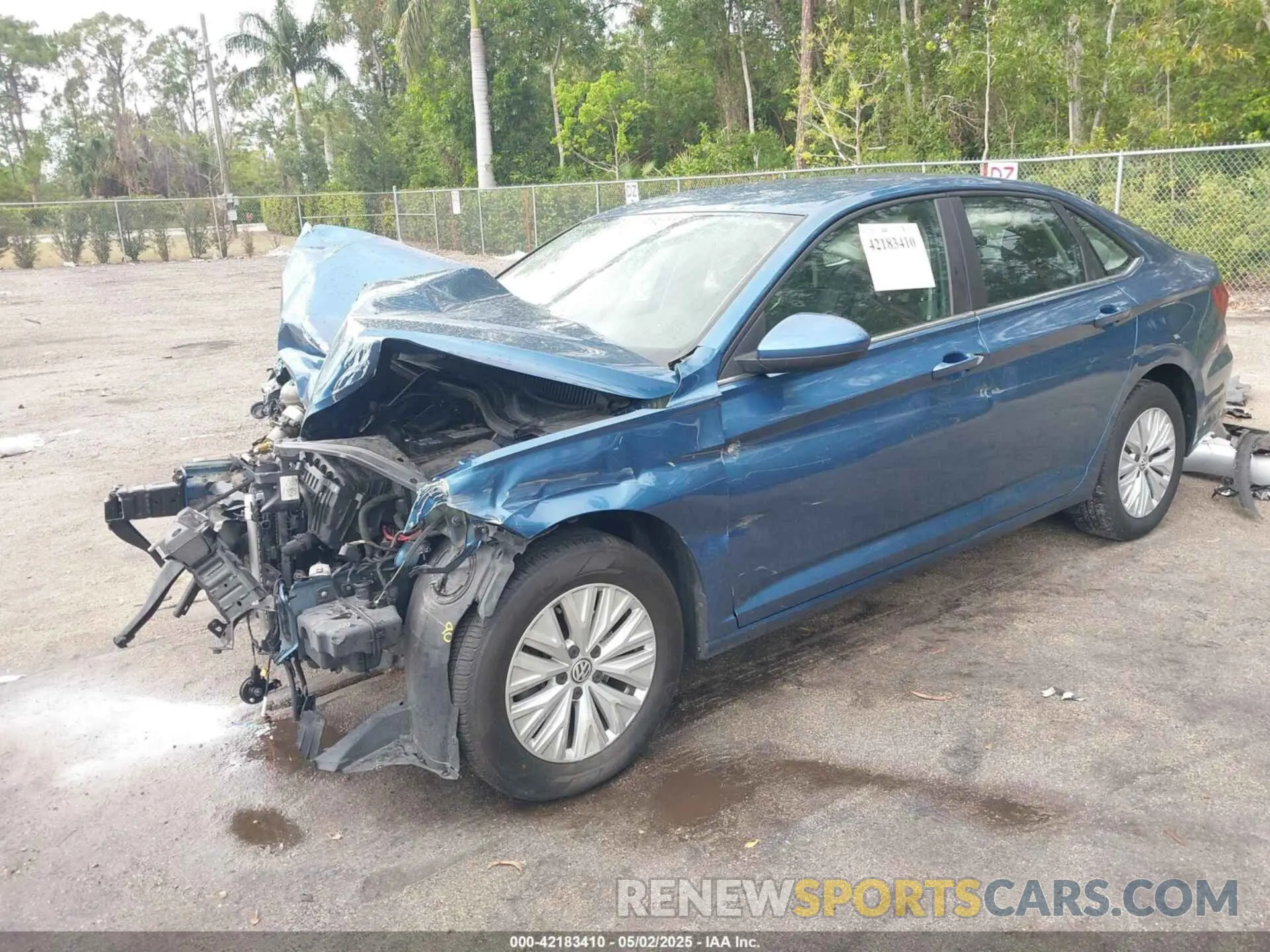 2 Photograph of a damaged car 3VWC57BU3KM166906 VOLKSWAGEN JETTA 2019