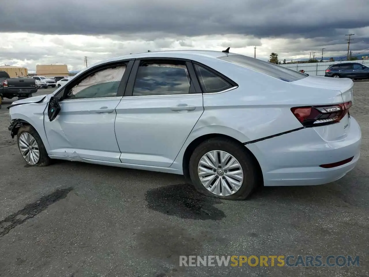2 Photograph of a damaged car 3VWC57BU4KM058813 VOLKSWAGEN JETTA 2019