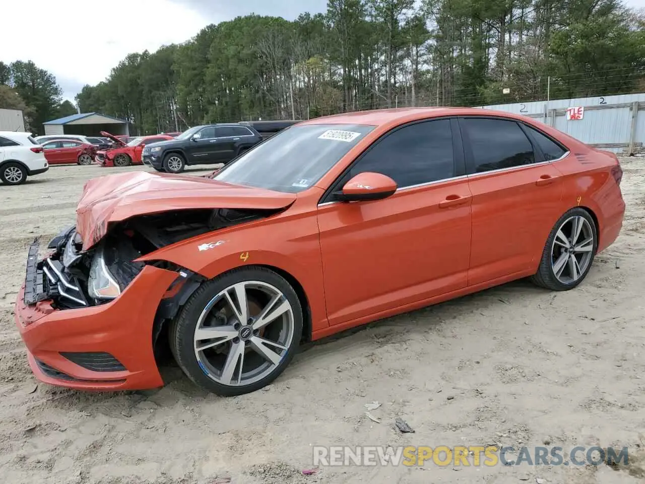 1 Photograph of a damaged car 3VWC57BU4KM071996 VOLKSWAGEN JETTA 2019