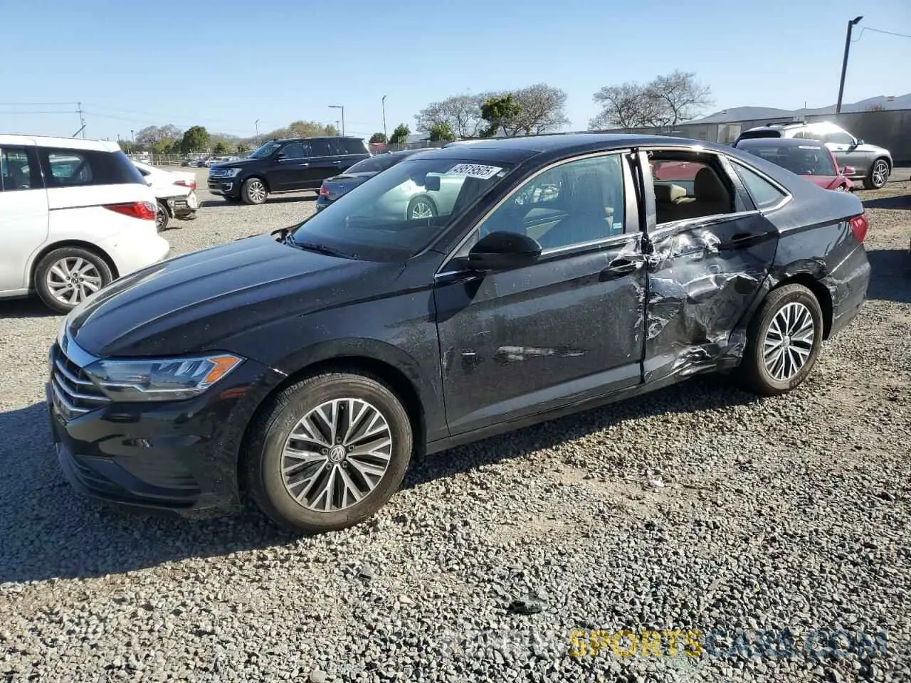 1 Photograph of a damaged car 3VWC57BU5KM124236 VOLKSWAGEN JETTA 2019
