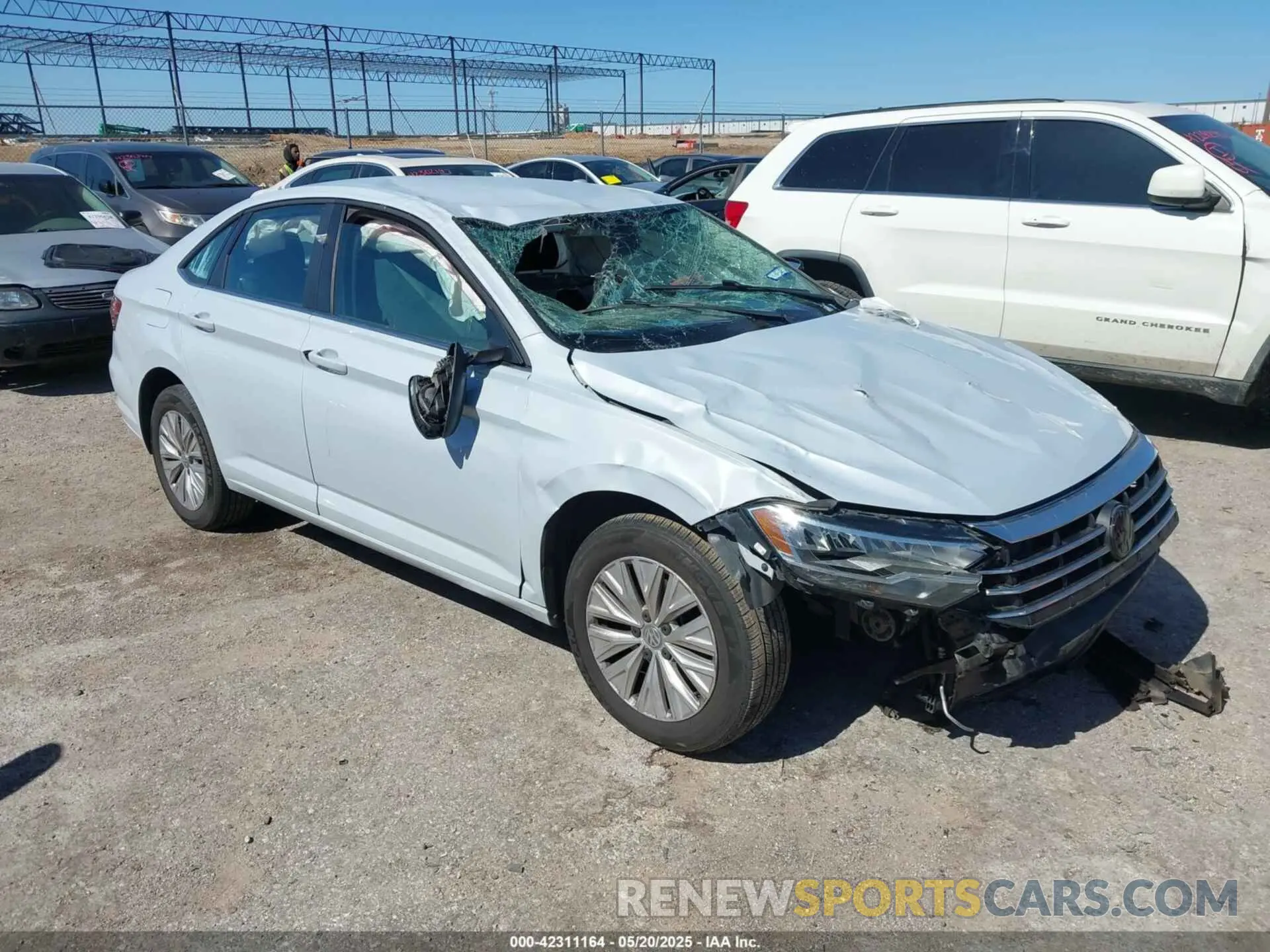 1 Photograph of a damaged car 3VWC57BU5KM131381 VOLKSWAGEN JETTA 2019