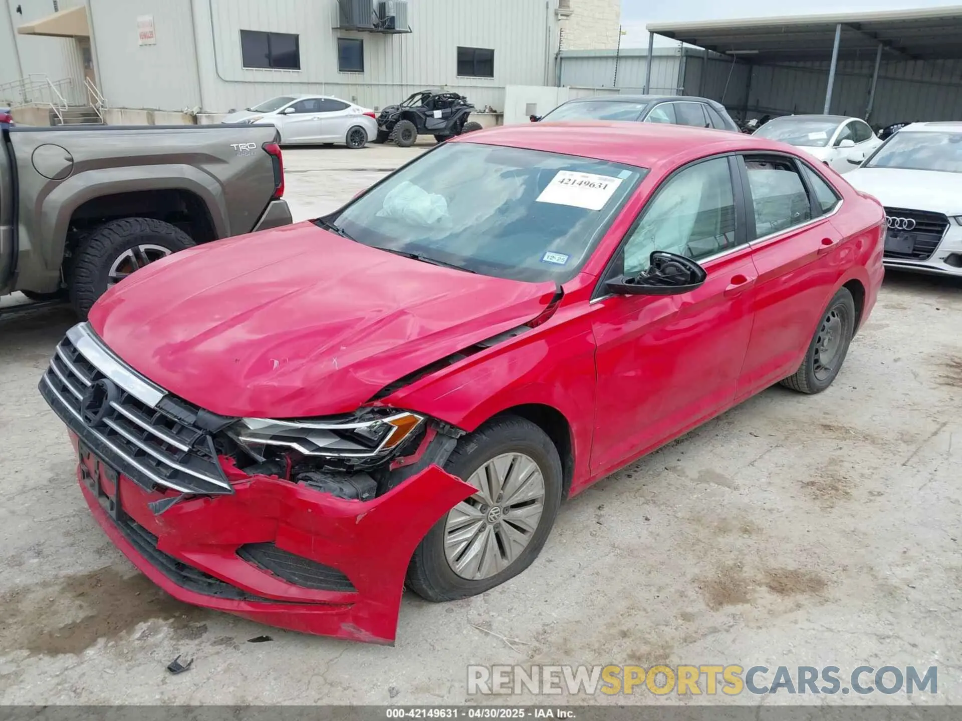 2 Photograph of a damaged car 3VWC57BU5KM137343 VOLKSWAGEN JETTA 2019
